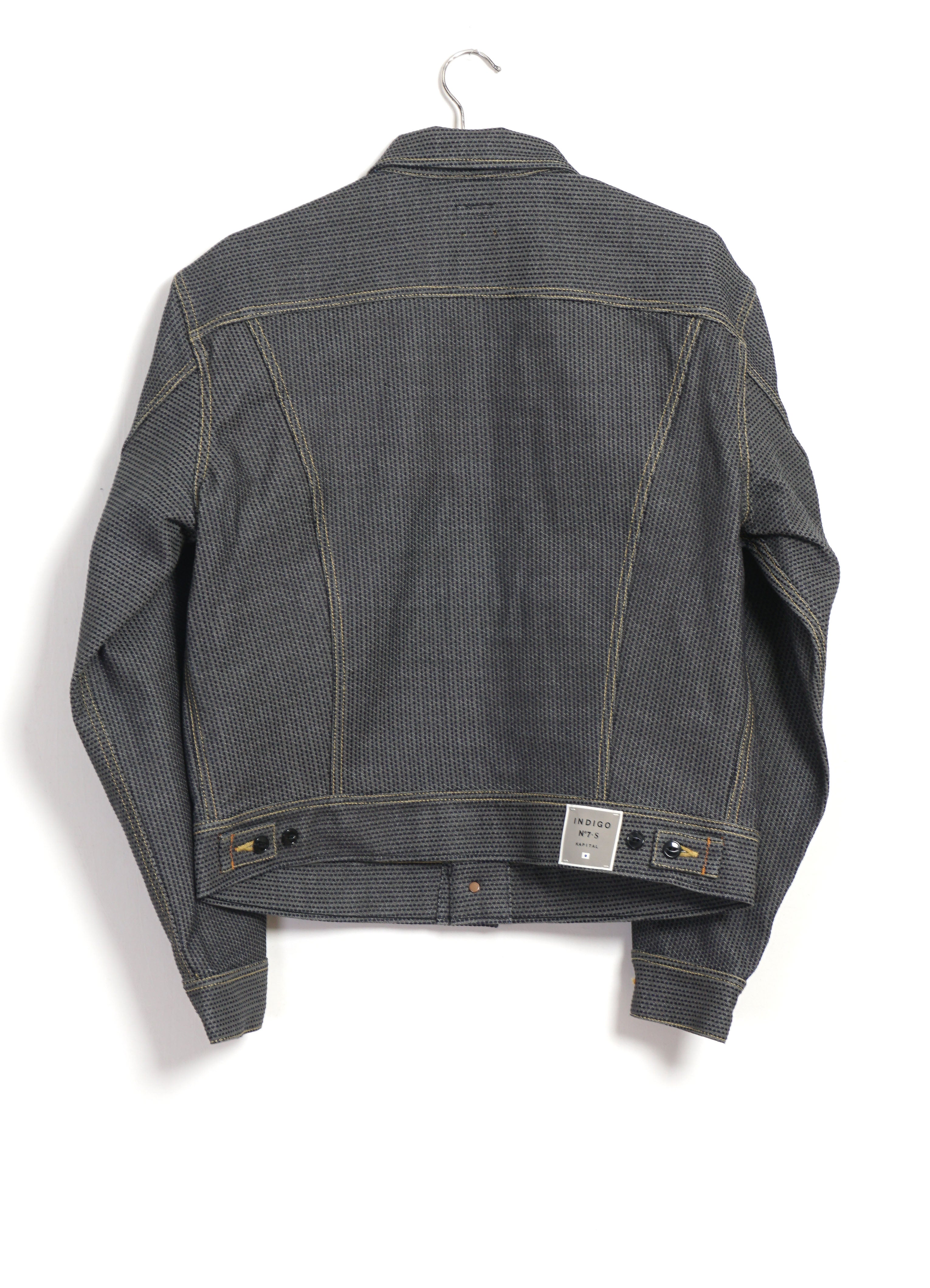 CENTURY DENIM WESTERNER | Sumi-Dyed Sashiko Denim Jacket | N7S Ash Grey
