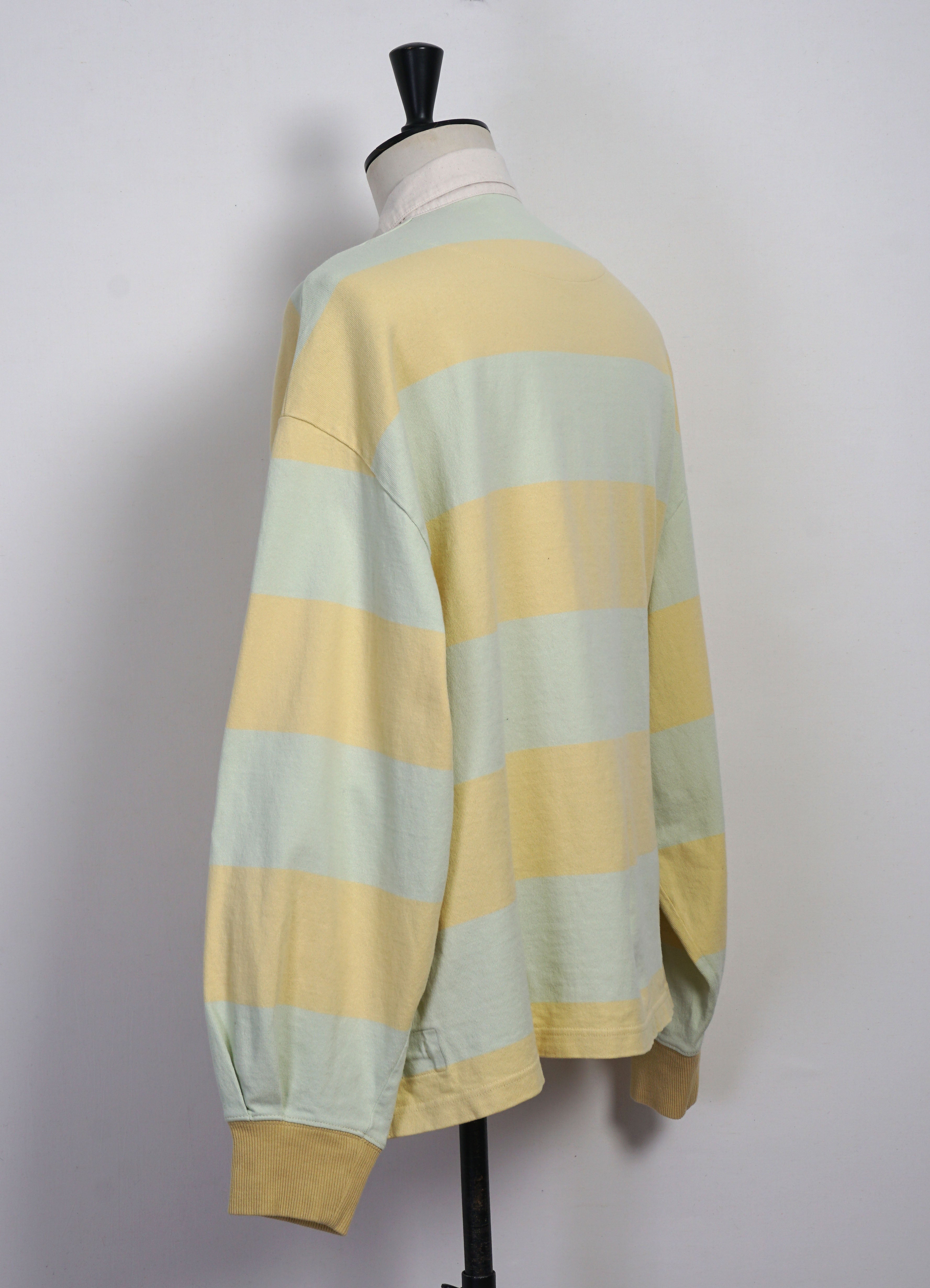 JAIL STRIPE | Big Rugby Shirt | Yellow/Green – HANSEN Garments