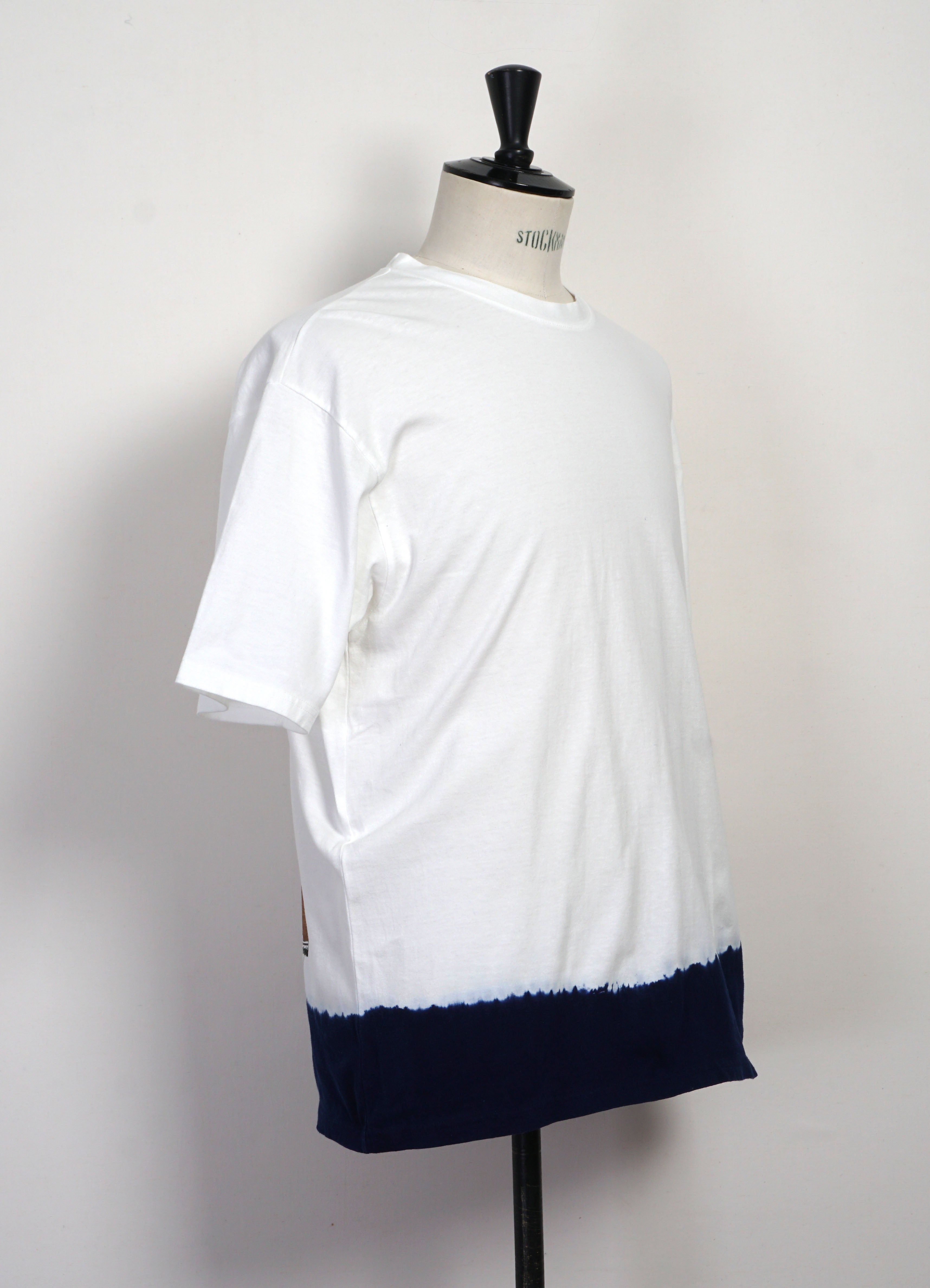 ICE FISHING SHALLOW | Hand-dyed Crew Tee | Indigo