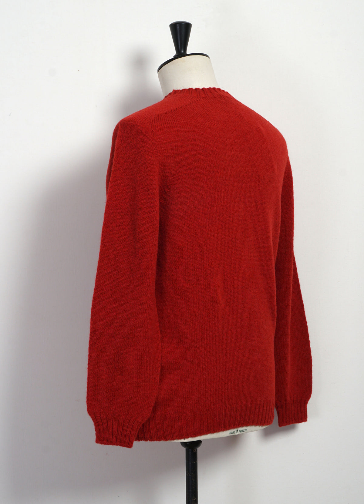 SW1 | Shetland Wool Crewneck | Red
