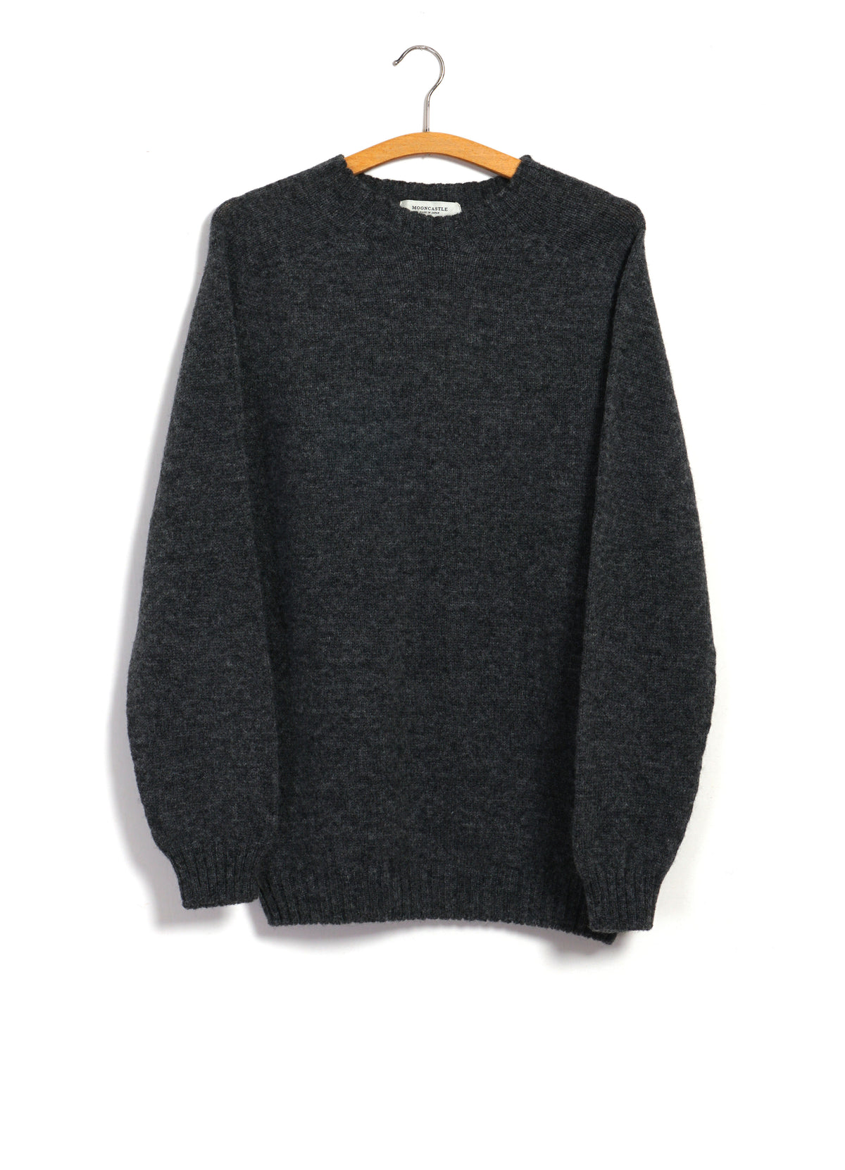 SW1 | Shetland Wool Crewneck | Charcoal