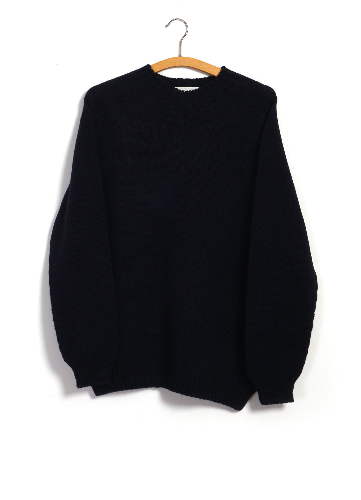 SW1 | Shetland Wool Crewneck | Navy