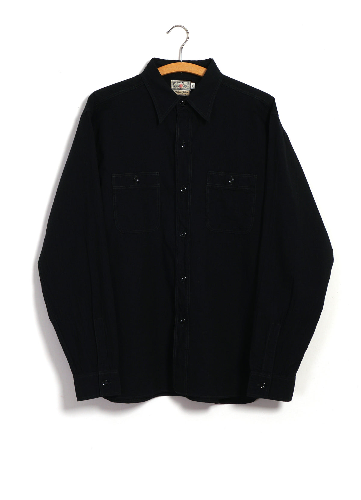 CHAMBRAY WORK SHIRT | Black