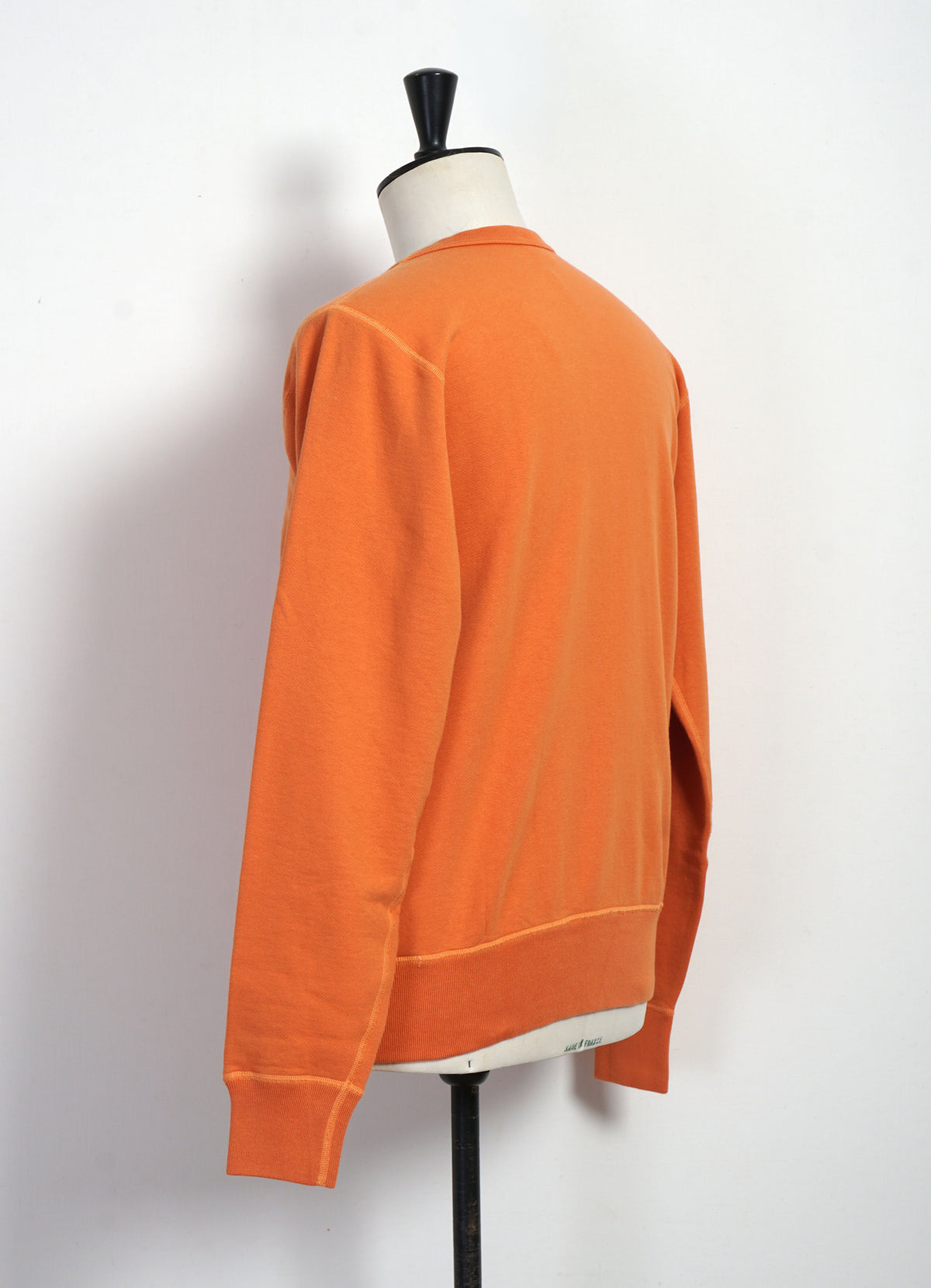SET-IN CREW NECK SWEATSHIRT | Orange