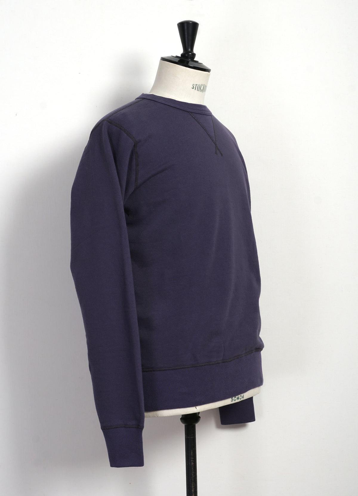 SET-IN CREW NECK SWEATSHIRT | Navy