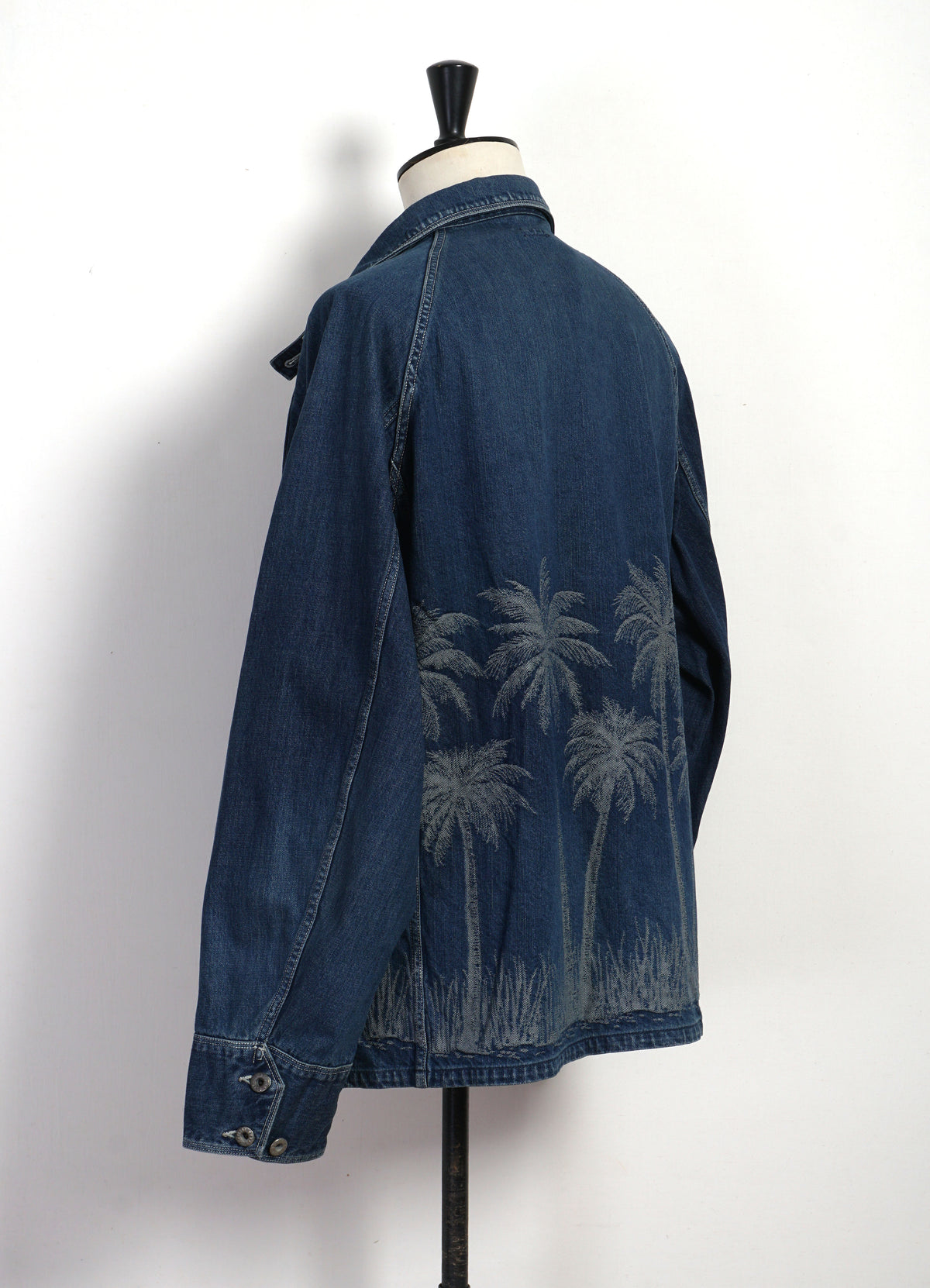 PALM TREE | 12oz Jacquard Denim Coverall | Processed