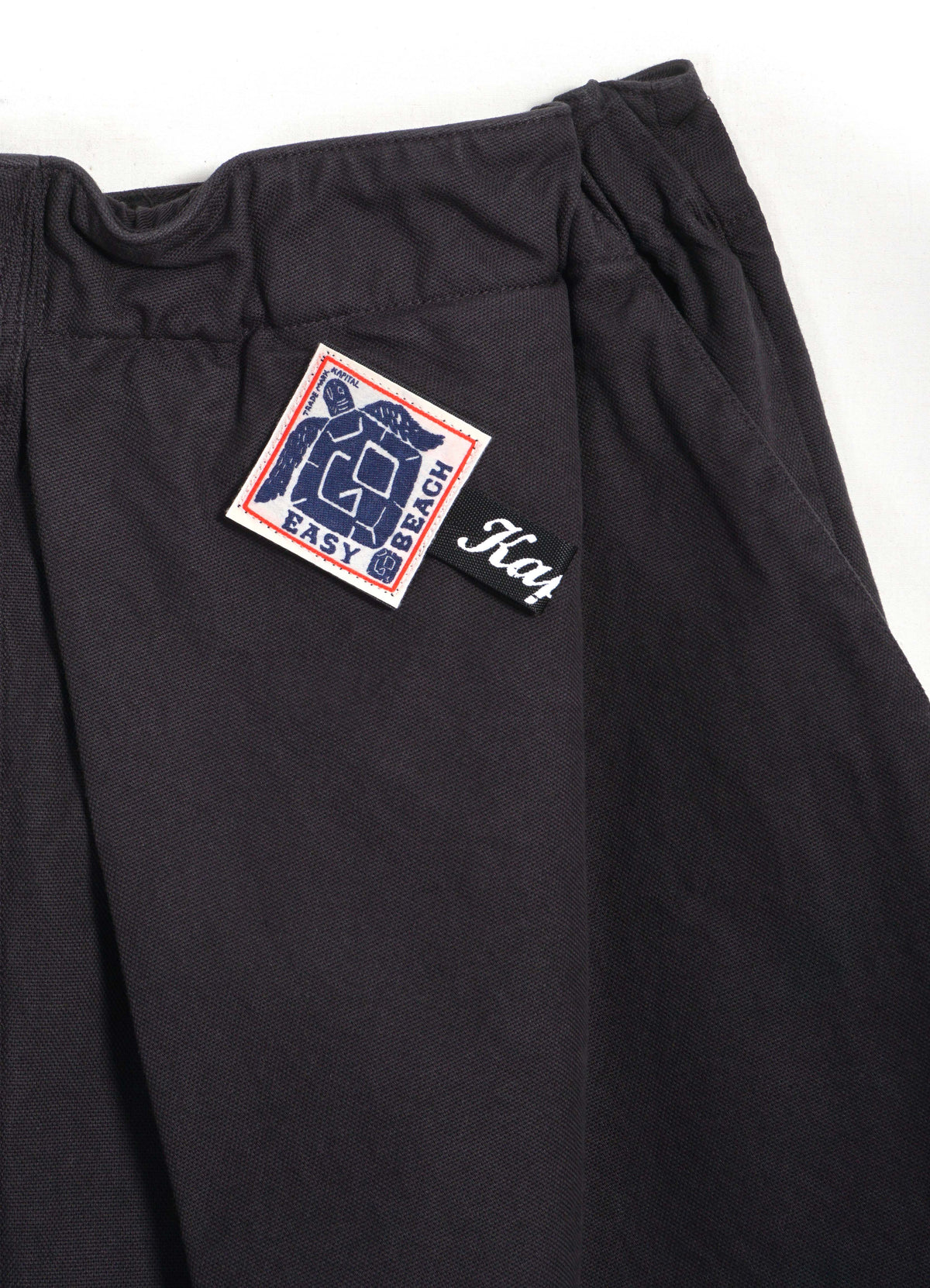 EASY KOME-KOME JORTS | Light Canvas Shorts | Black