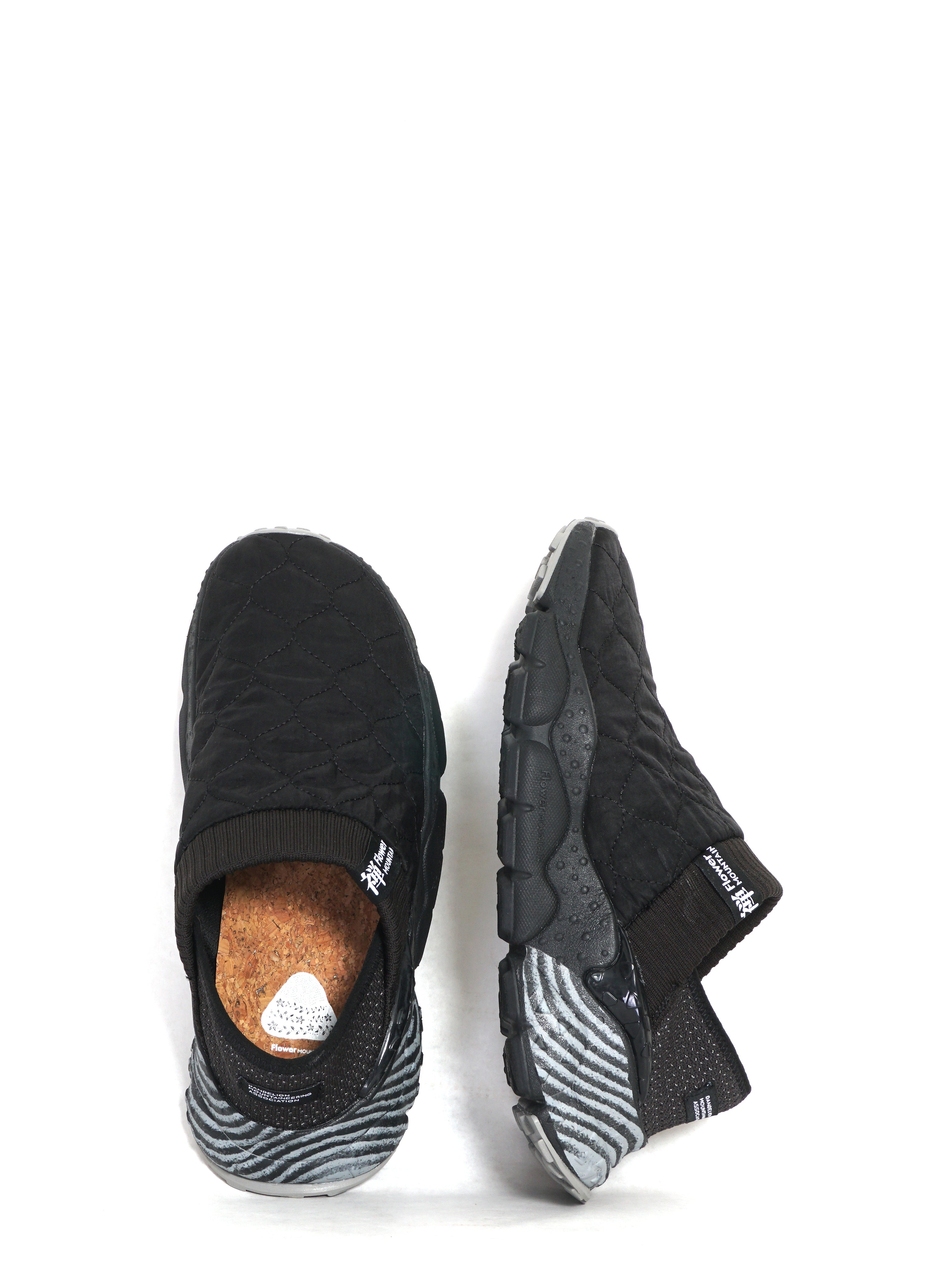 CAMP UNI | Nylon Slip-on Sneaker | Black