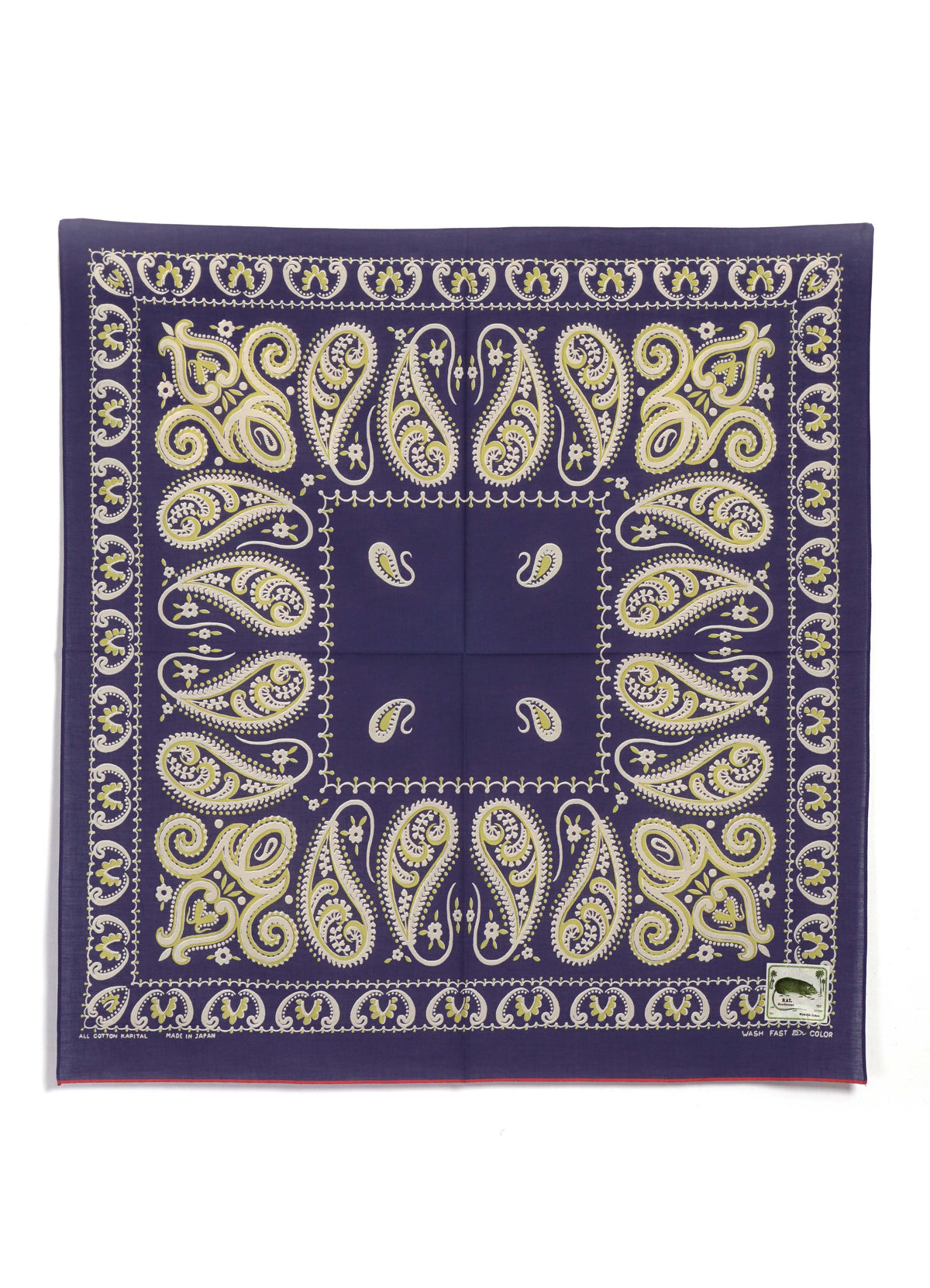 SAMBO | Fastcolor 30x30 Selvedge Bandanna | Purple
