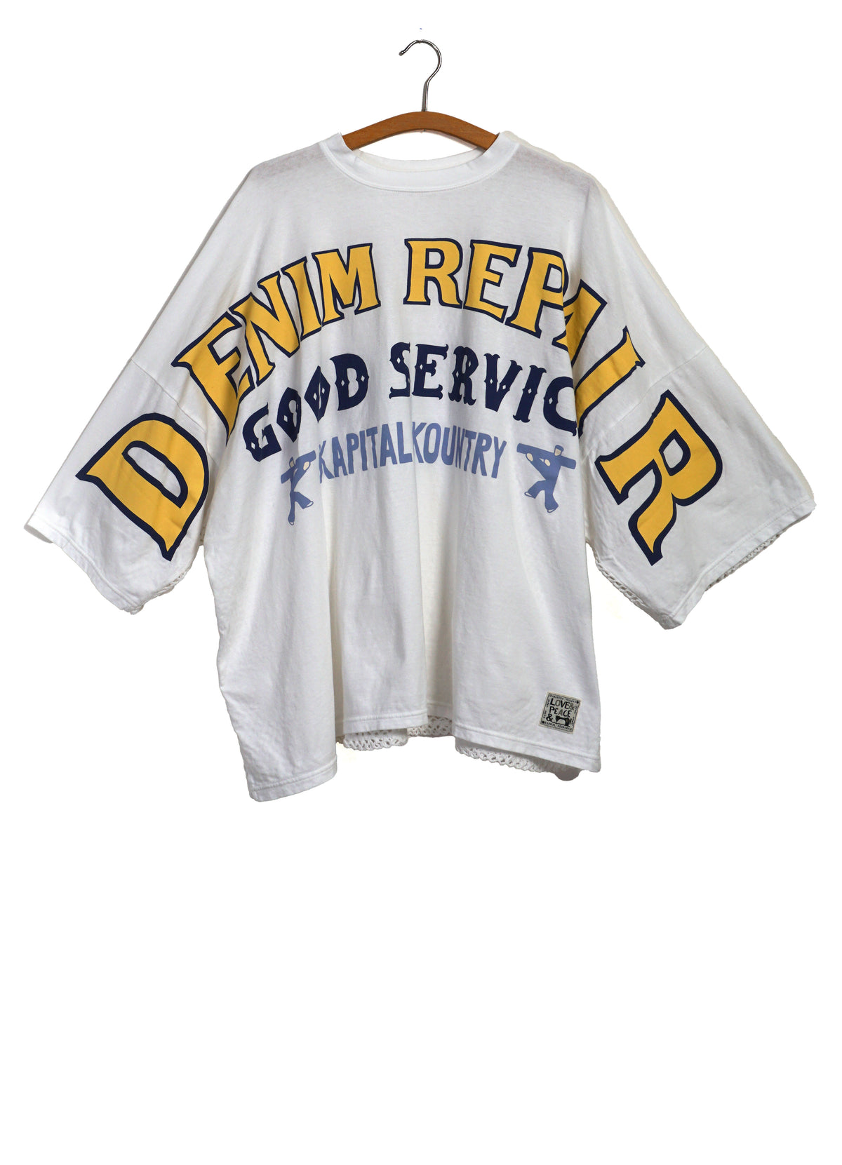 KATABIRA DENIM REPAIR | Huge T | White