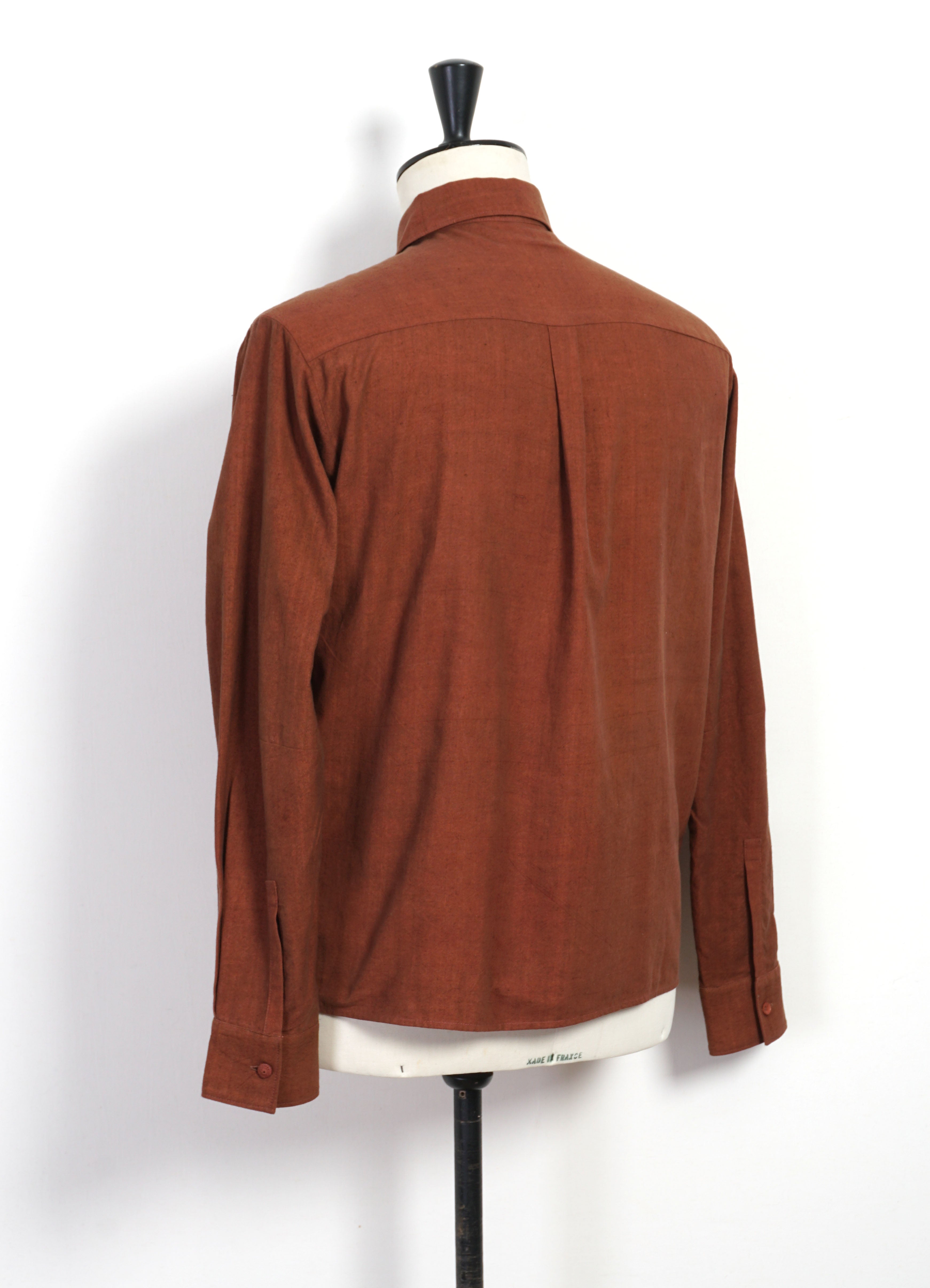 BREEZE | Essential Cotton Shirt | Brick Red