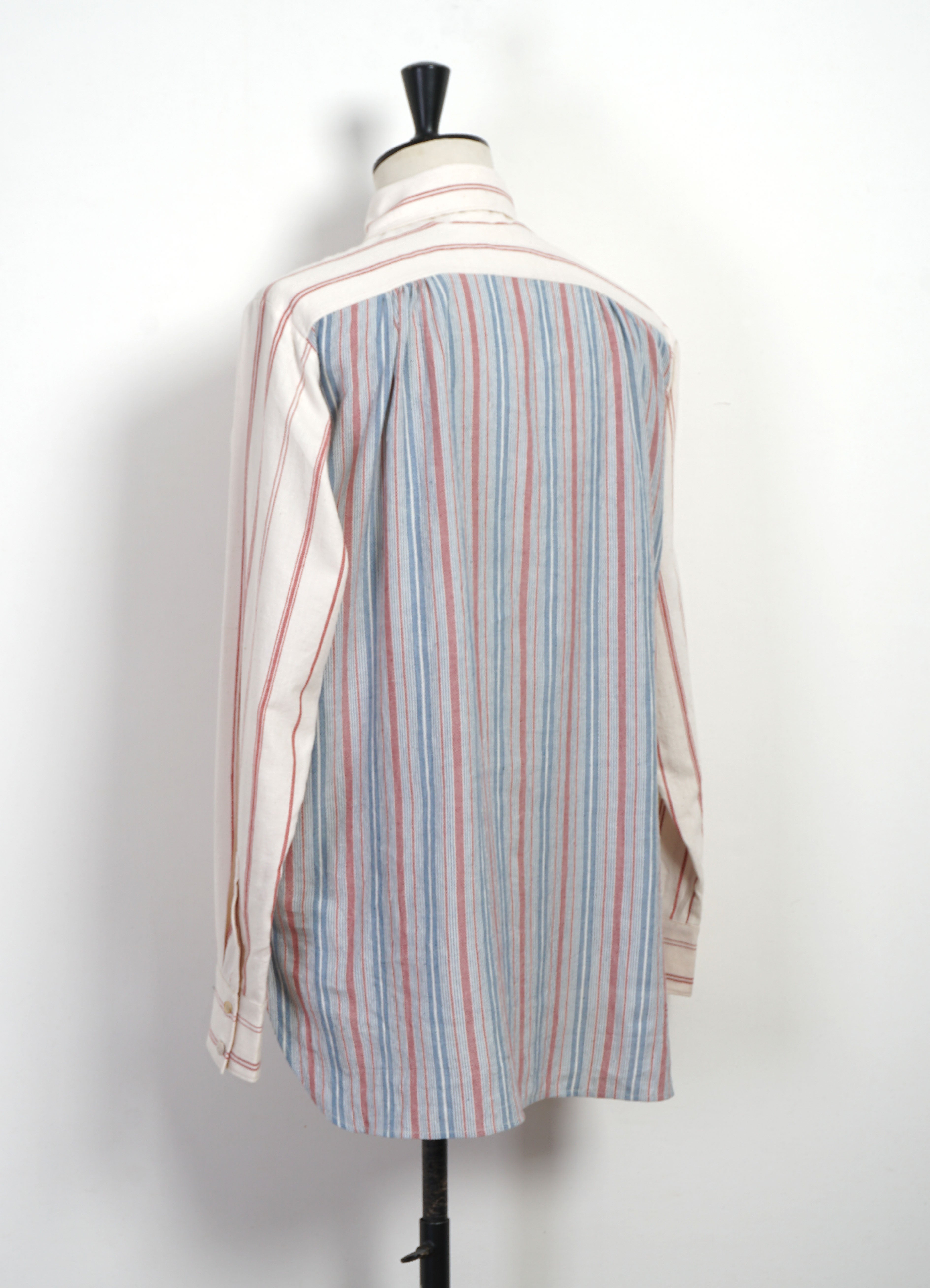 FRED | Striped Patchwork Shirt | Multicolour