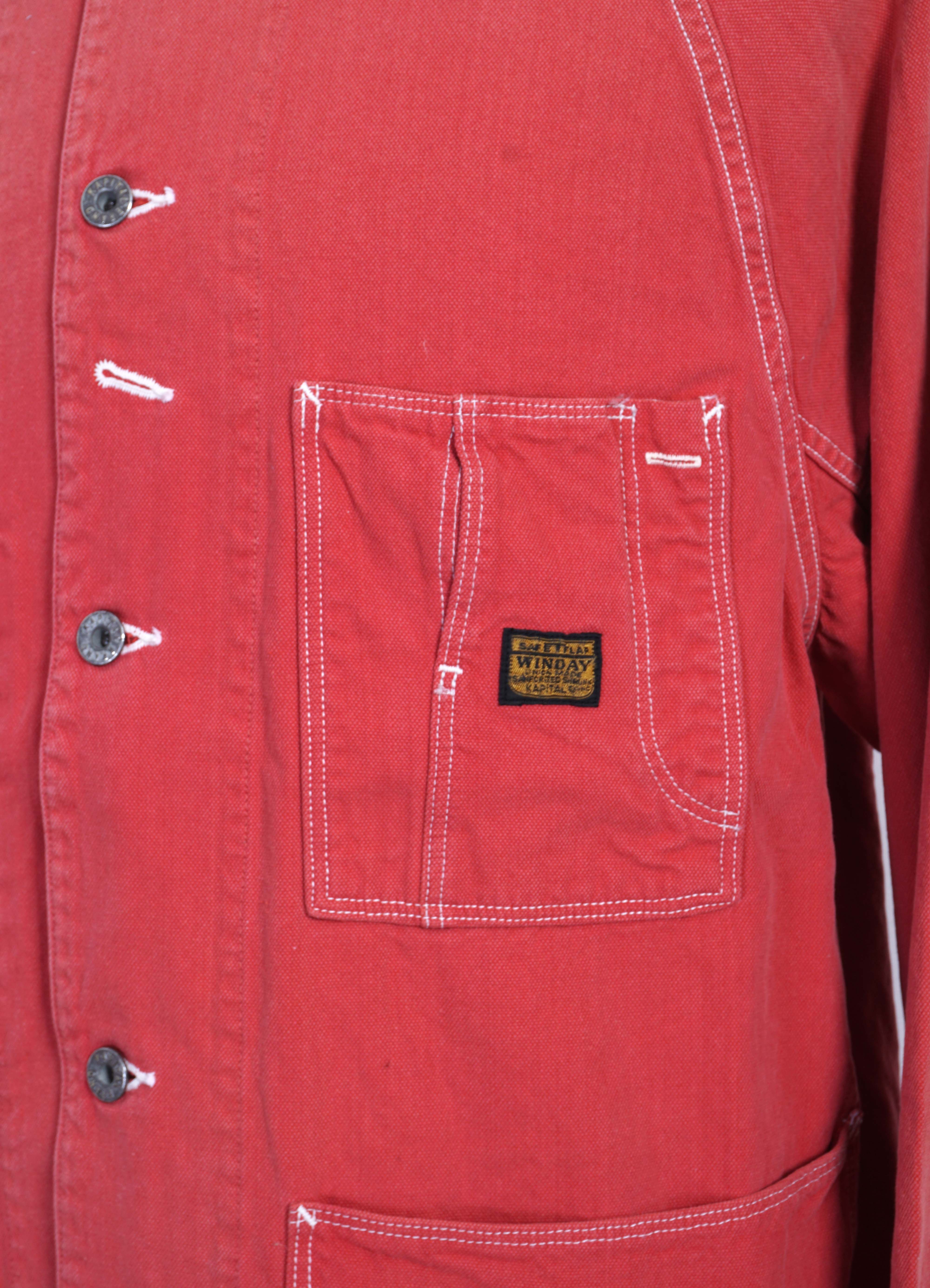 CALIFORNIA RED | Cactus Canvas Jacket | Red