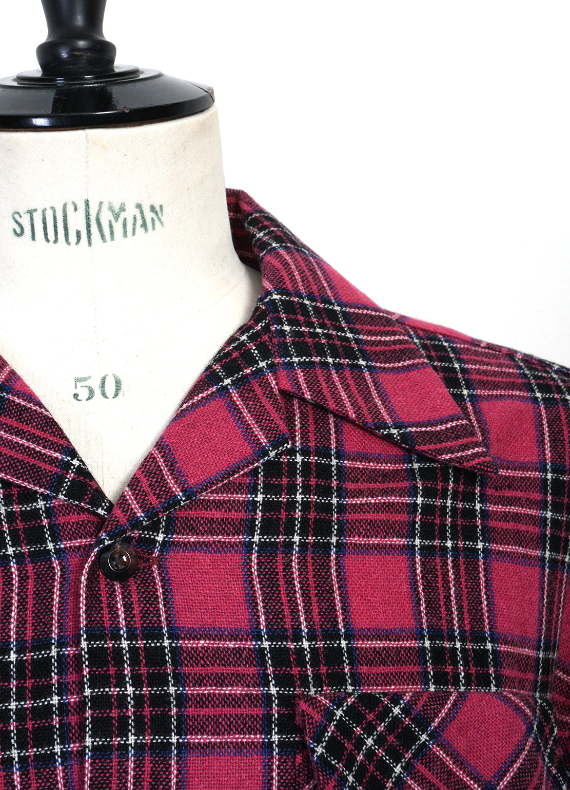 BOARD SHIRT | Checkered Wool Shirt | Pink