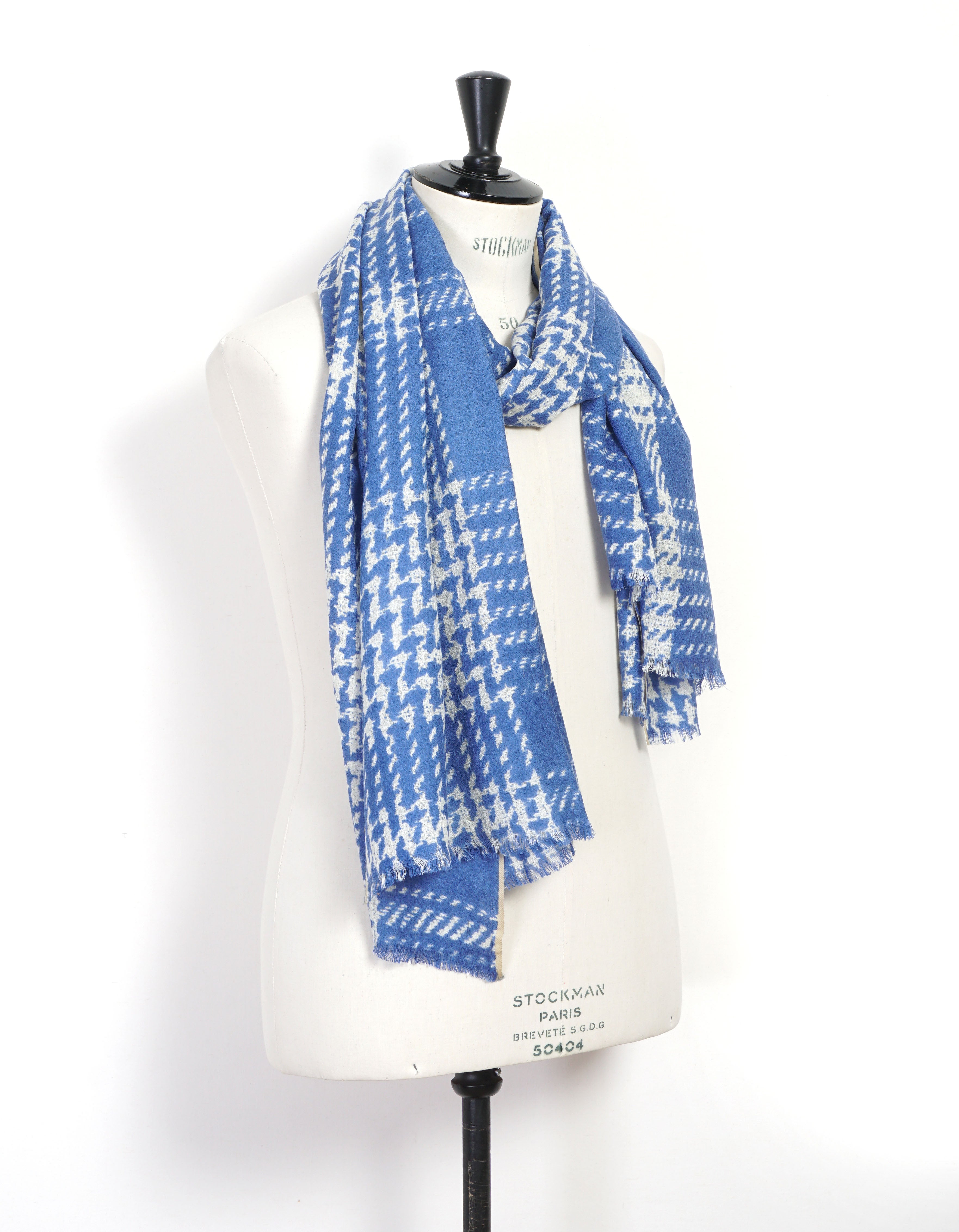 GR ECHARPE | Wool Stole | D-Sky