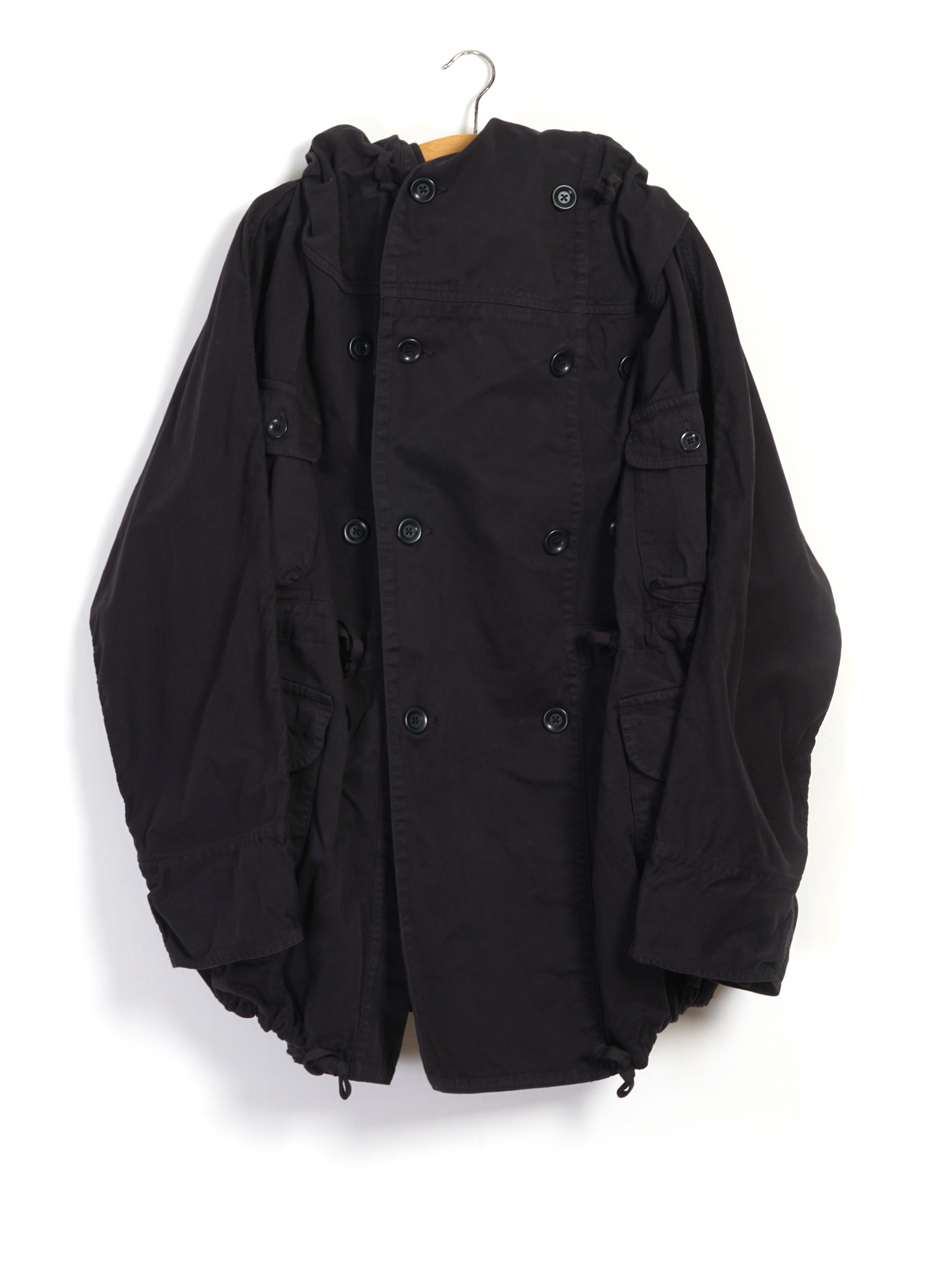 KATSURAGI | Cotton Ring Coat | Black – HANSEN Garments