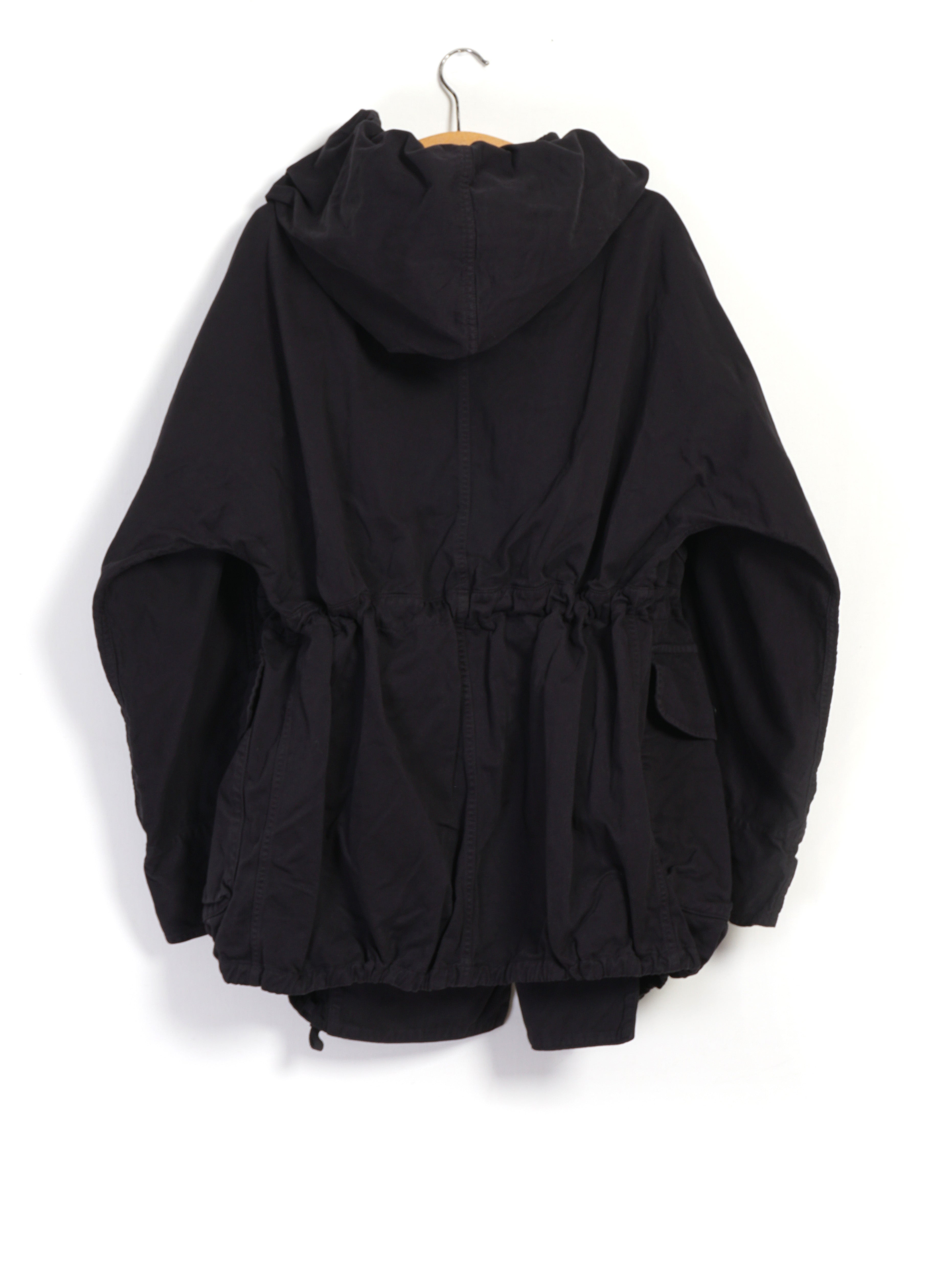 KATSURAGI | Cotton Ring Coat | Black