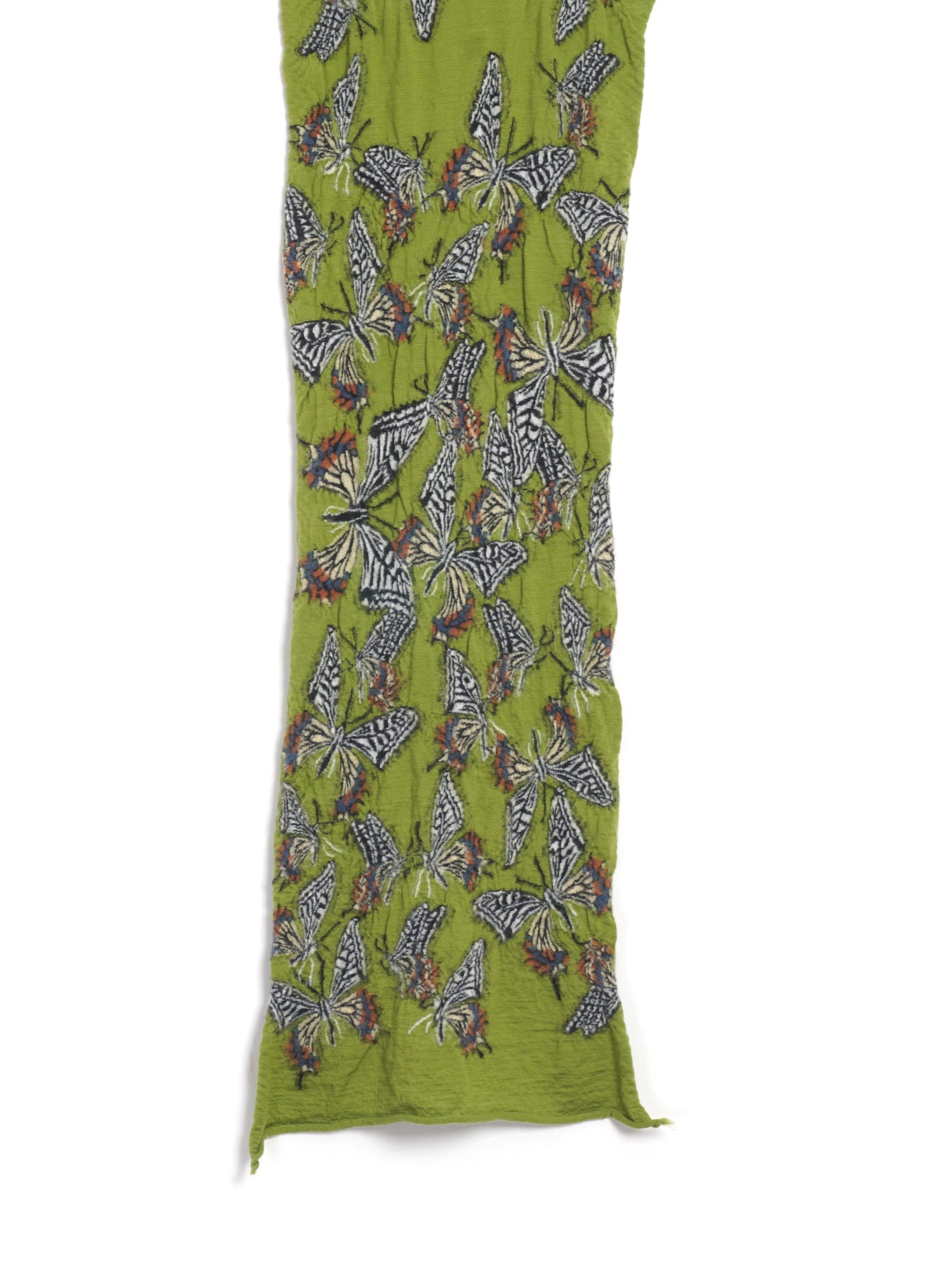 BUTTERFLY | Compressed Wool Scarf | Green