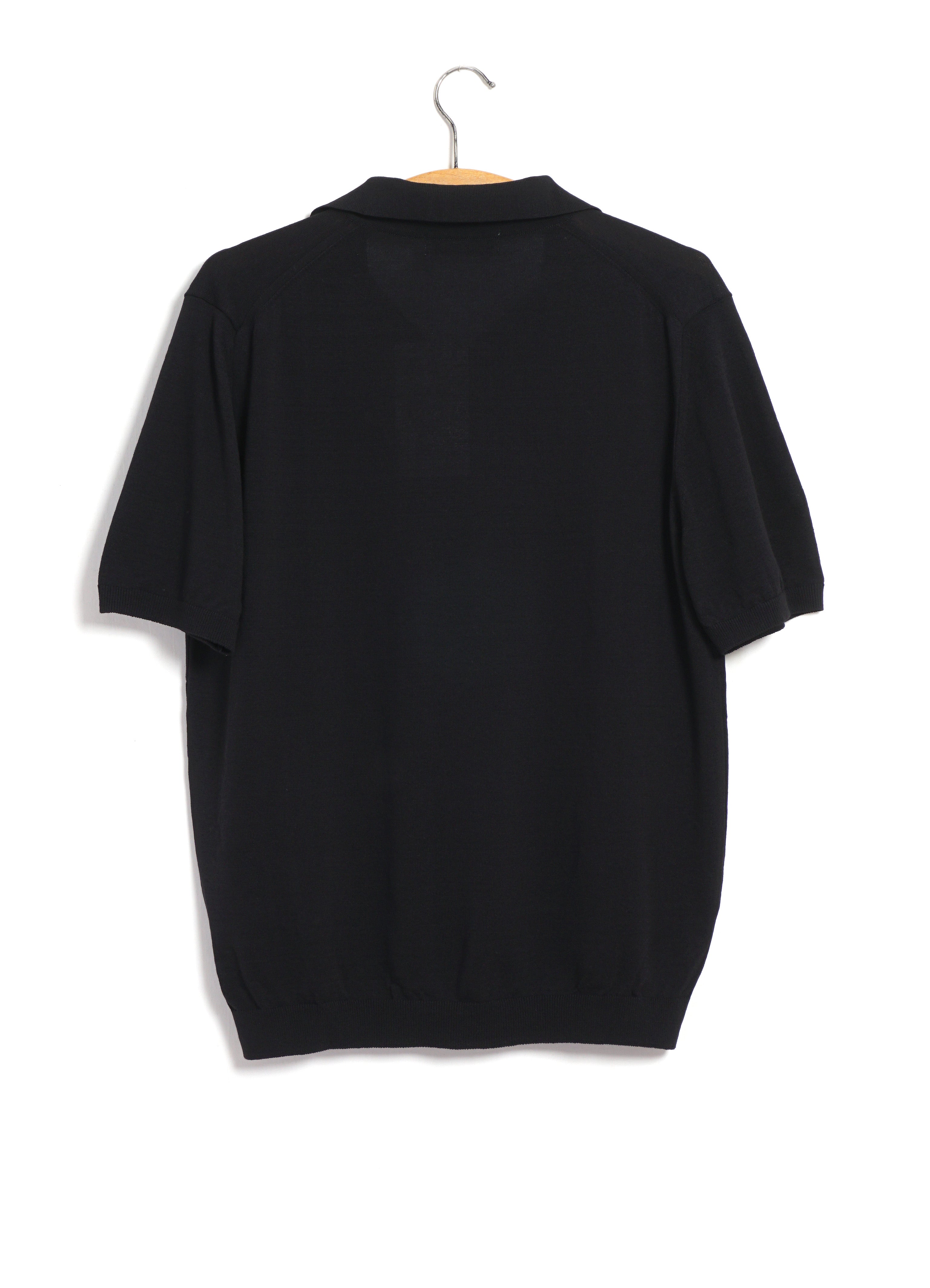 IC5 | Ice Cotton Skipper Poloneck | Black