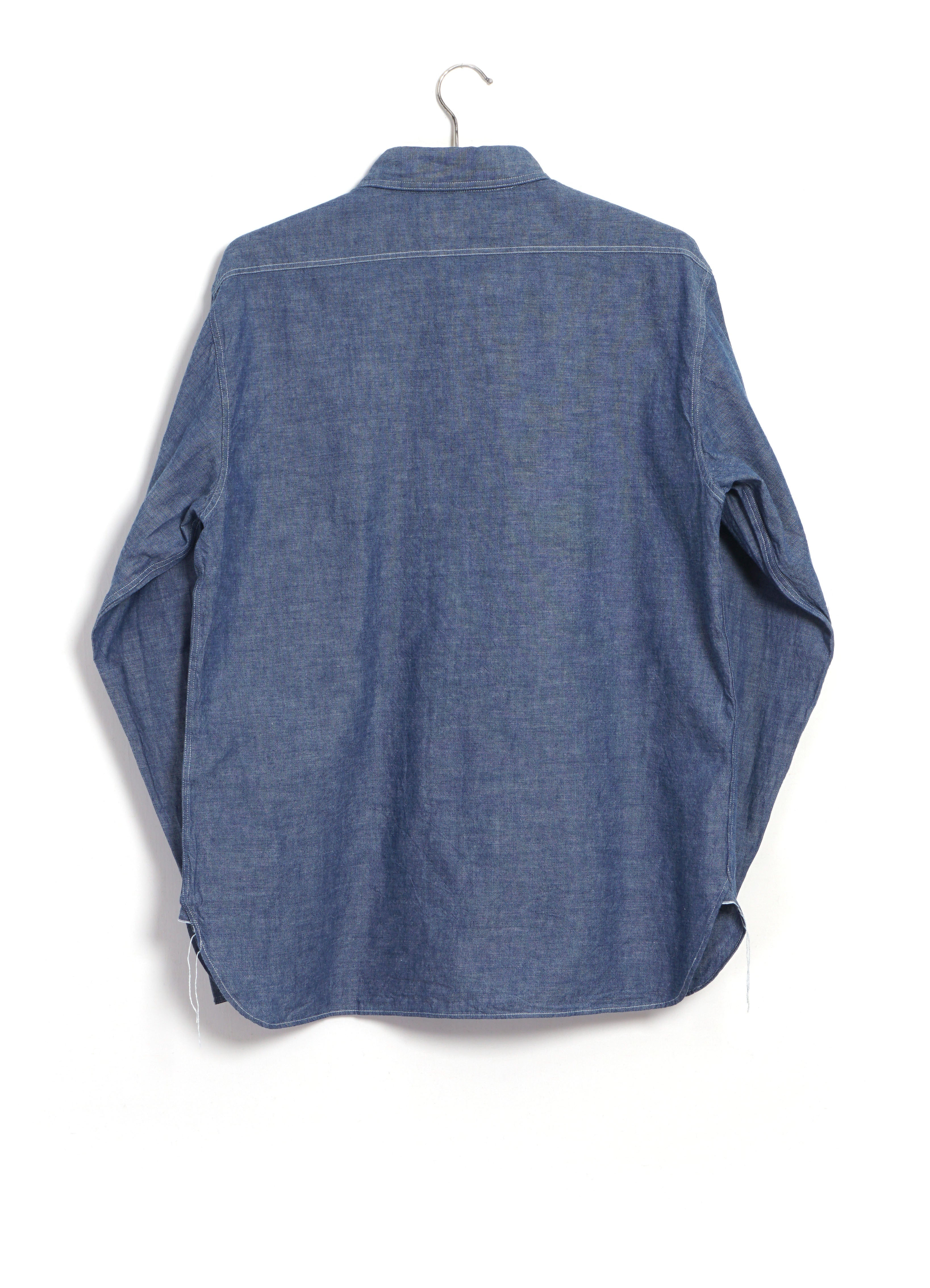 CHAMBRAY WORK SHIRT | Blue