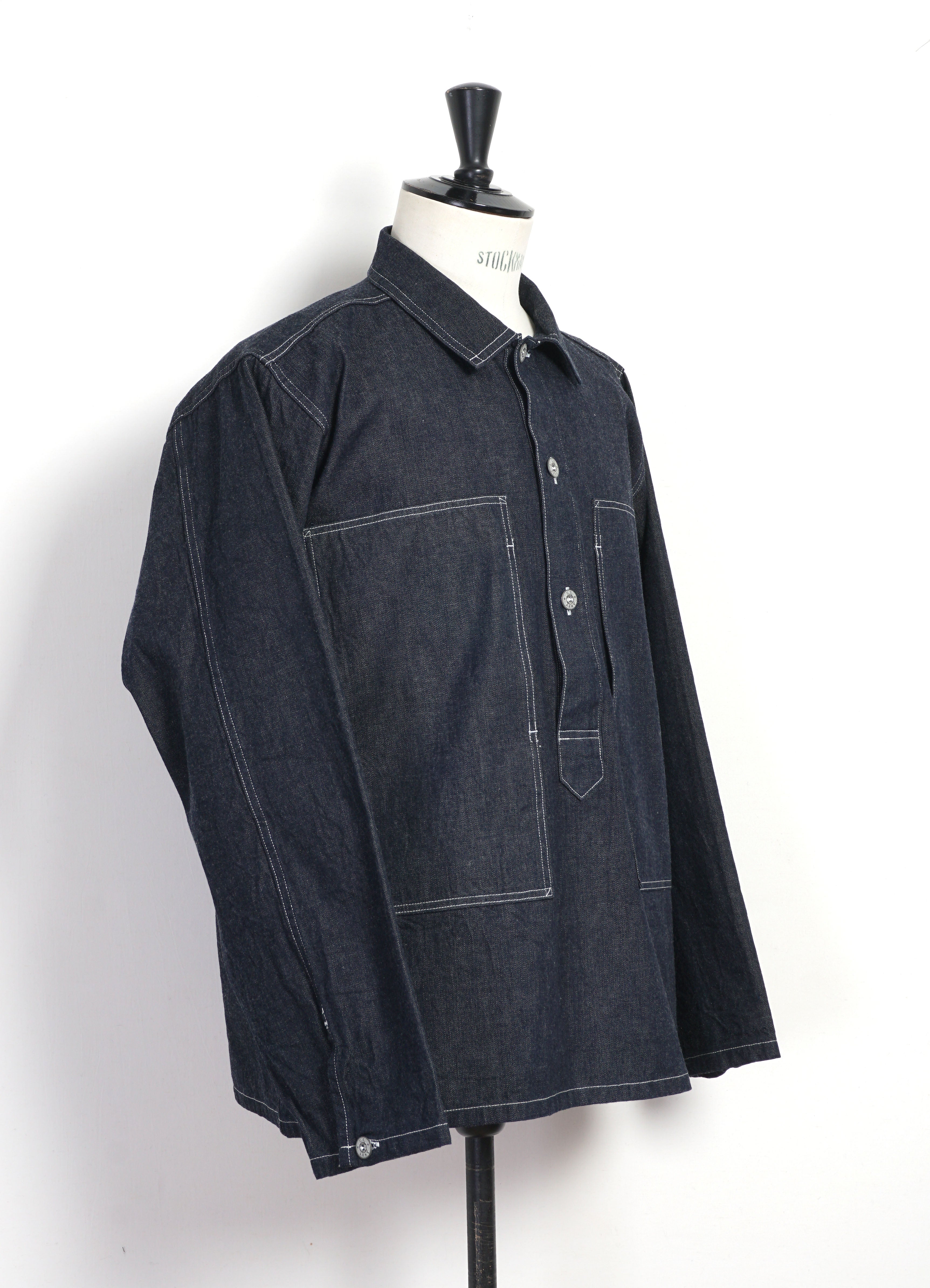 U.S. ARMY DENIM PULLOVER JACKET | Indigo – HANSEN Garments