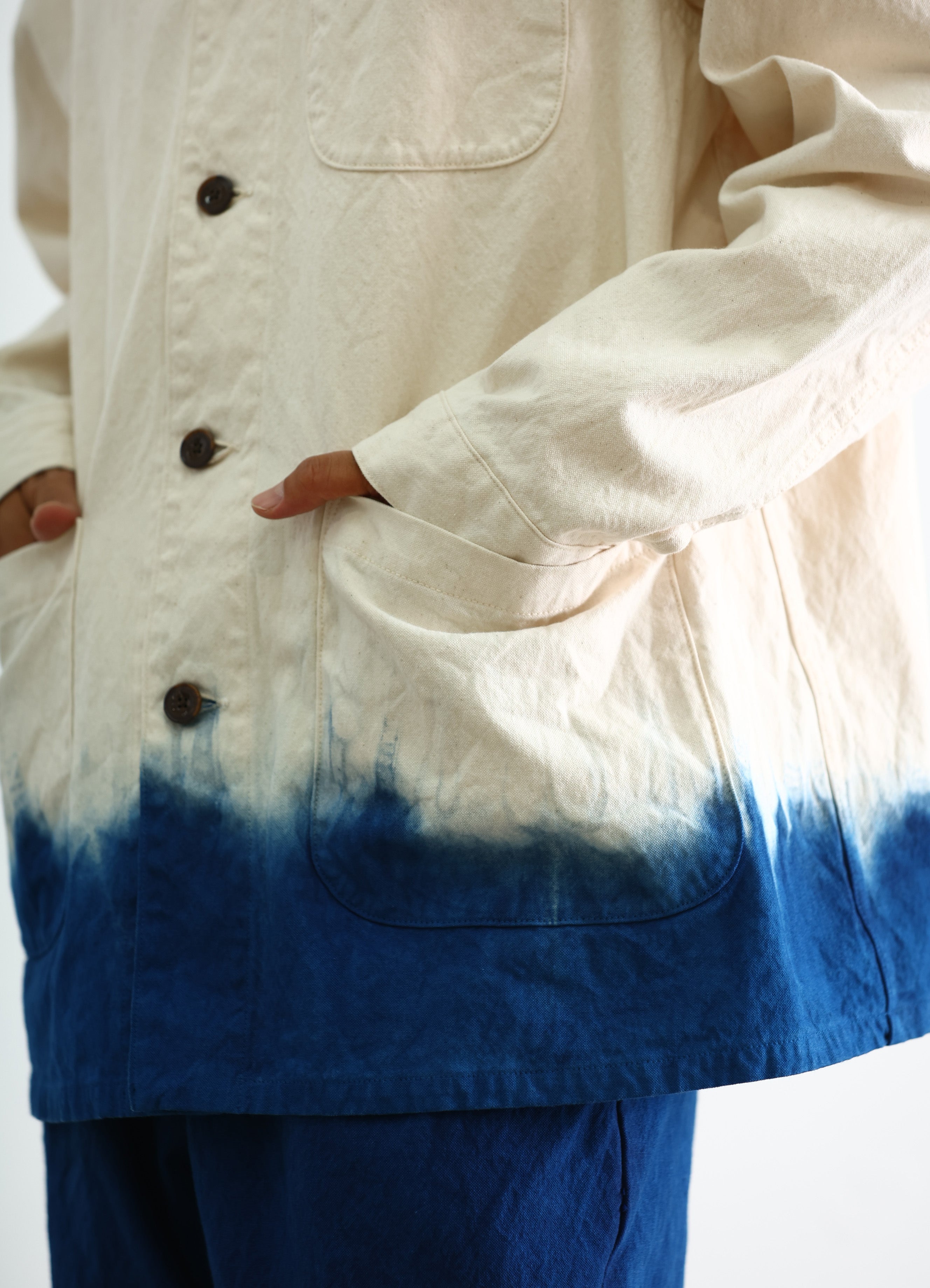 10oz Canvas Coverall | Natural Indigo