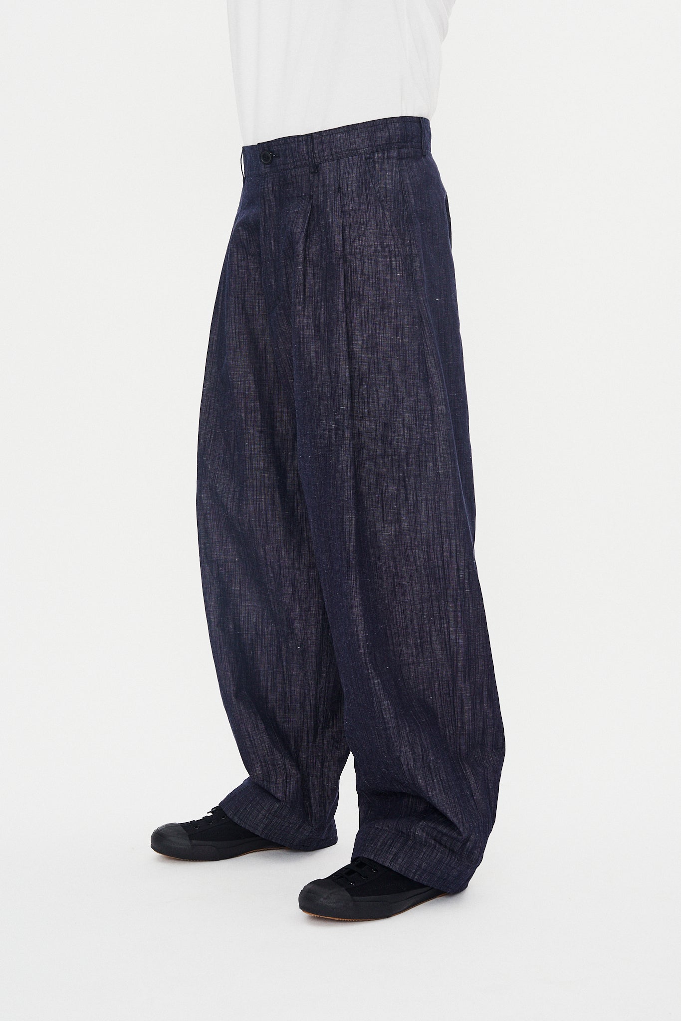 ANDREW 31-74-3 | Balloon Trousers | Washed Navy