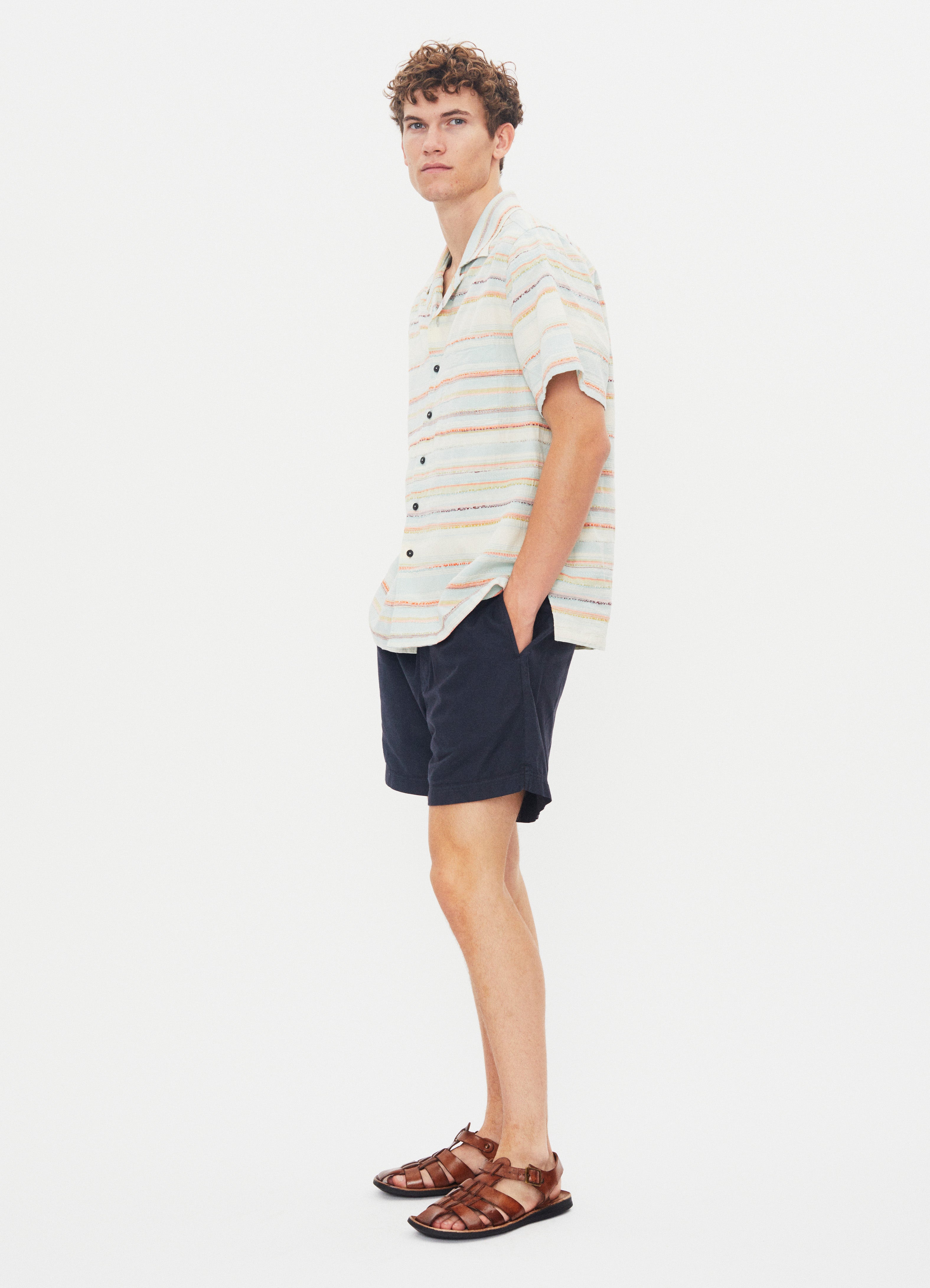CALEB 31-36-6 | Short Sleeve Cabana Shirt | Multiple Colour