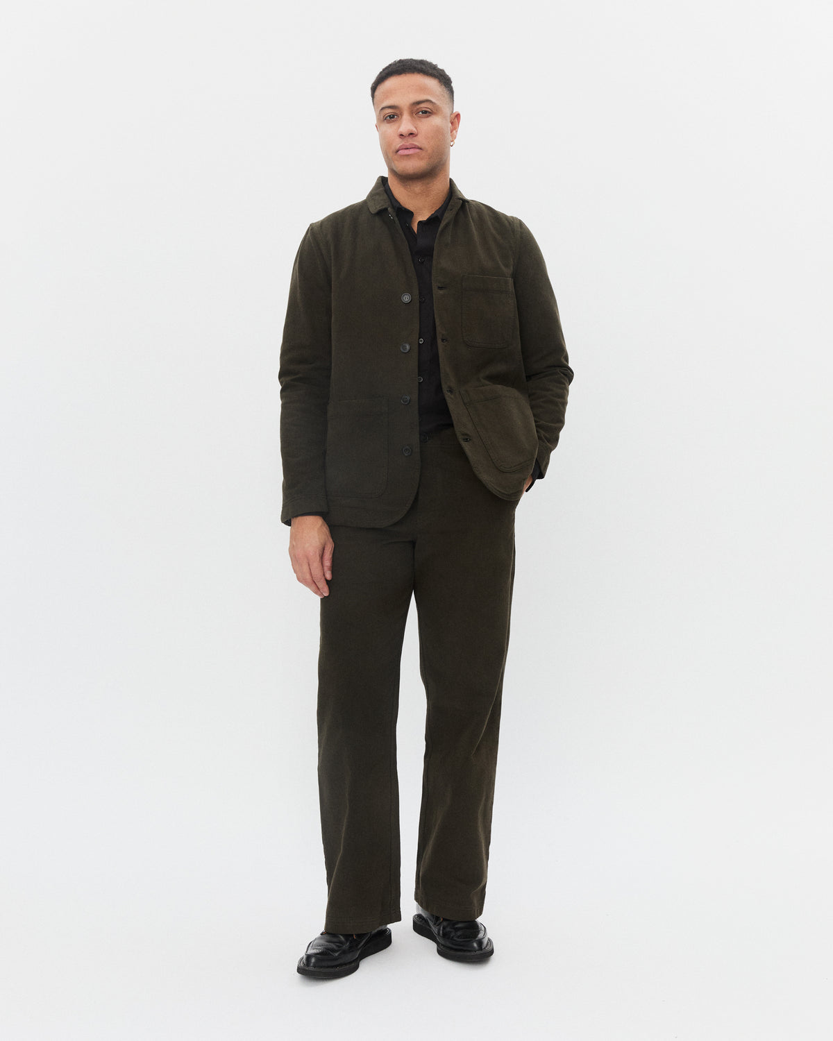 KELD 32-60-6 | Straight Cut Workwear Trousers | Forest