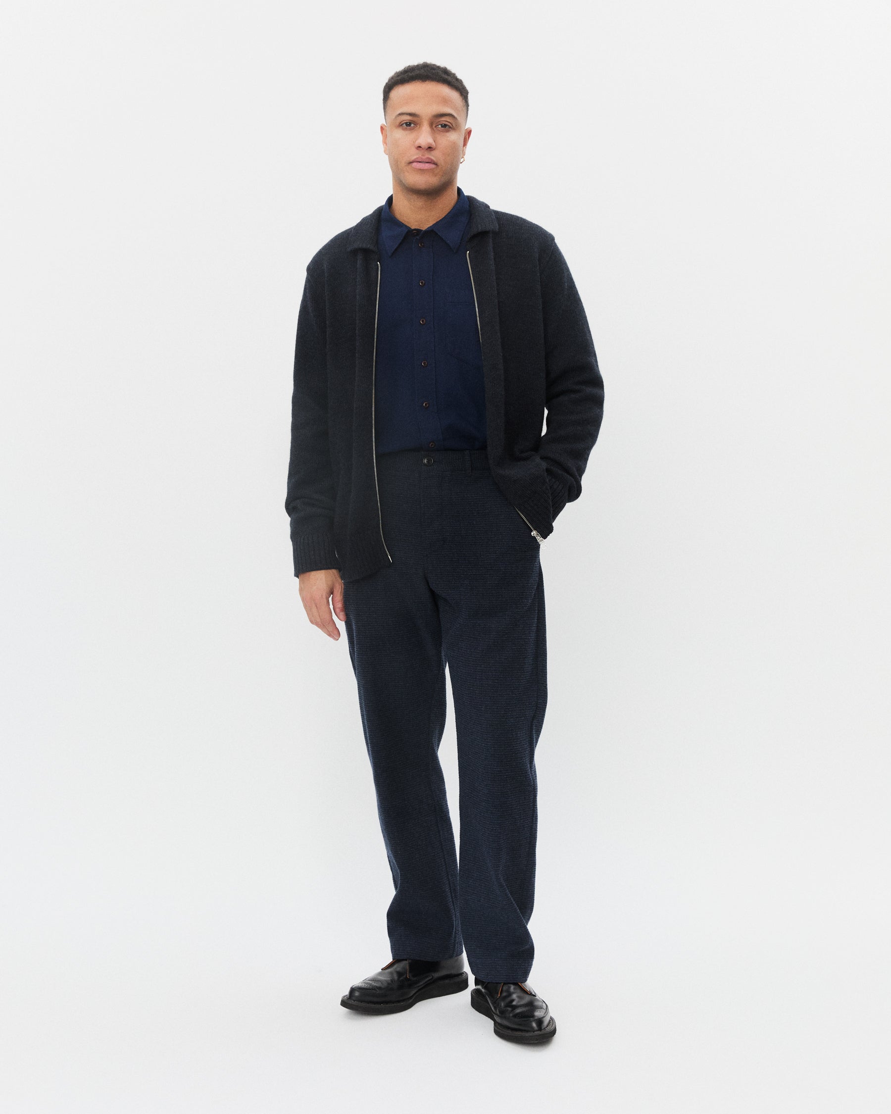RAYMOND 32-16-4 | Loose Cut Shirt | True Indigo