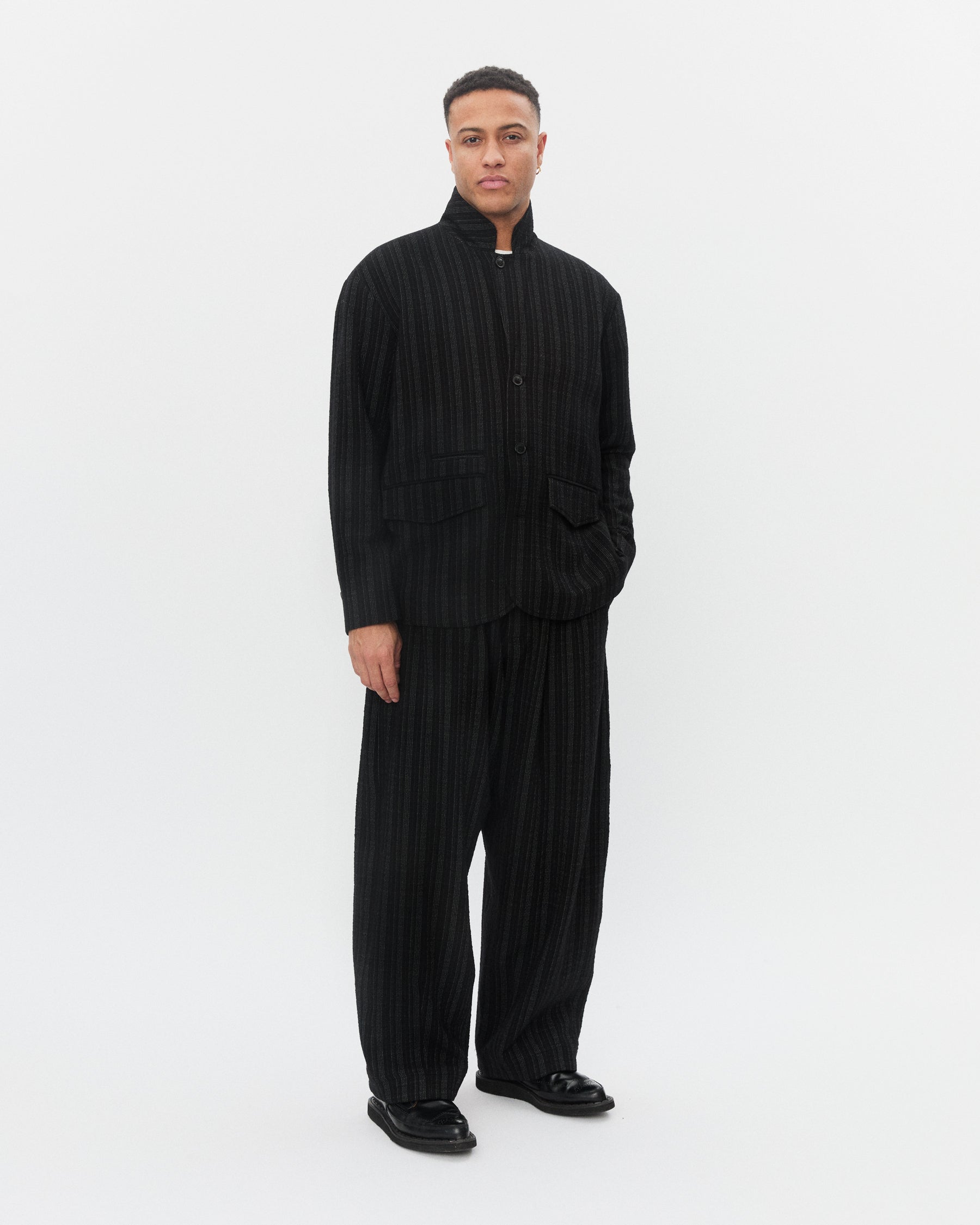 MILOS 32-29-2 | Loose Fit Classic Blazer | Black 'n' White