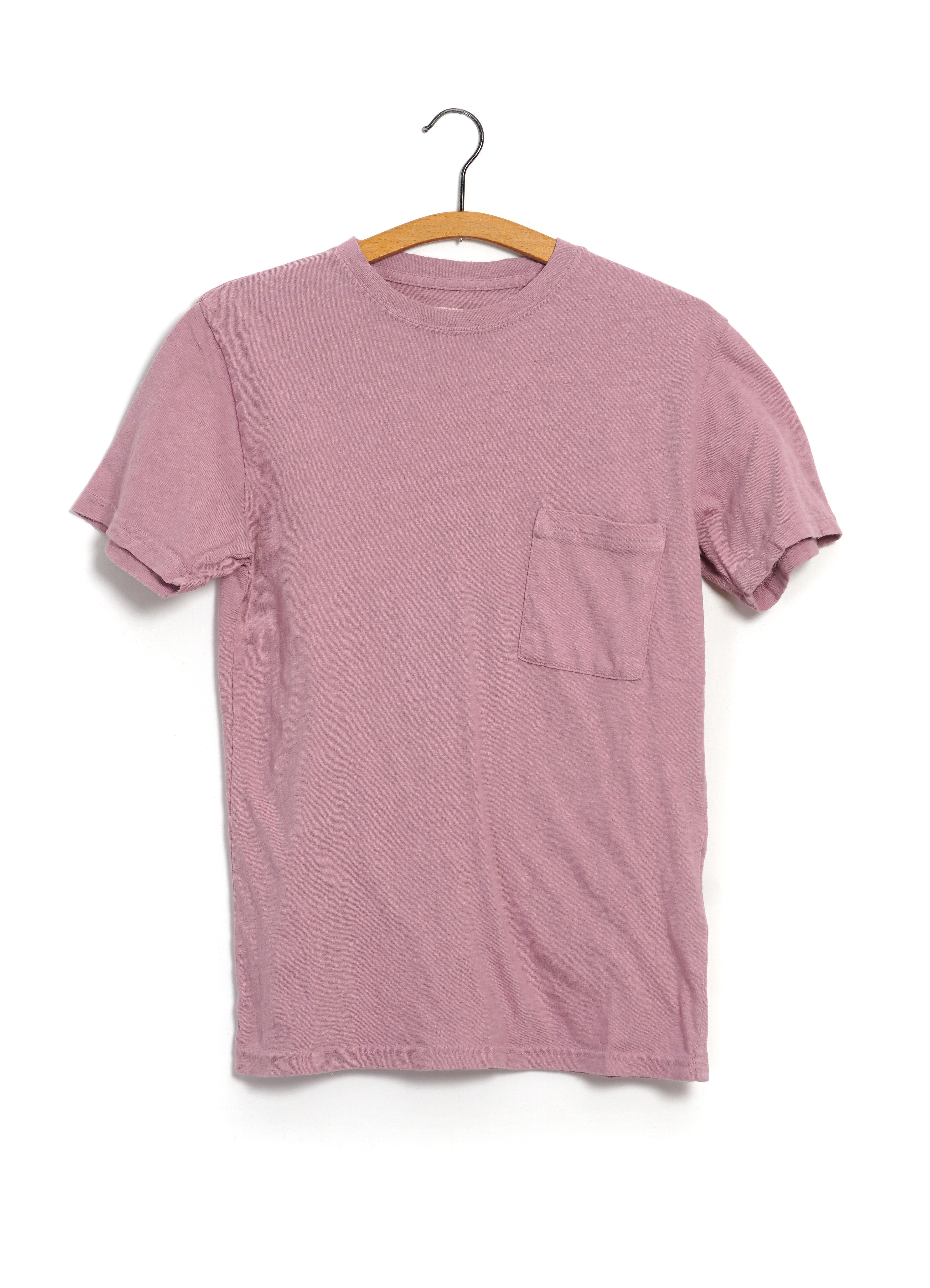 GAUZE JERSEY | Short Sleeve Pocket T | Pink