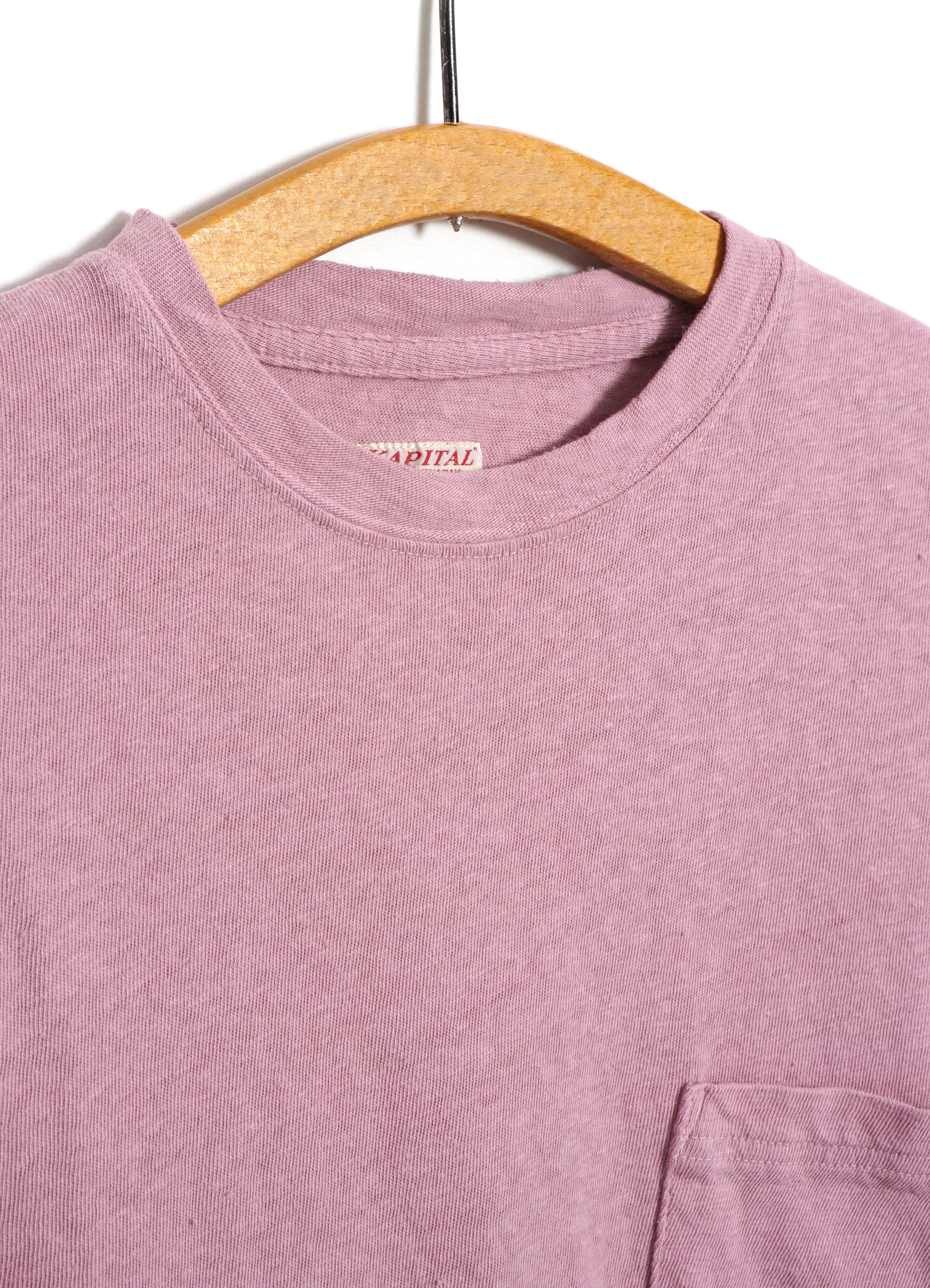 GAUZE JERSEY | Short Sleeve Pocket T | Pink