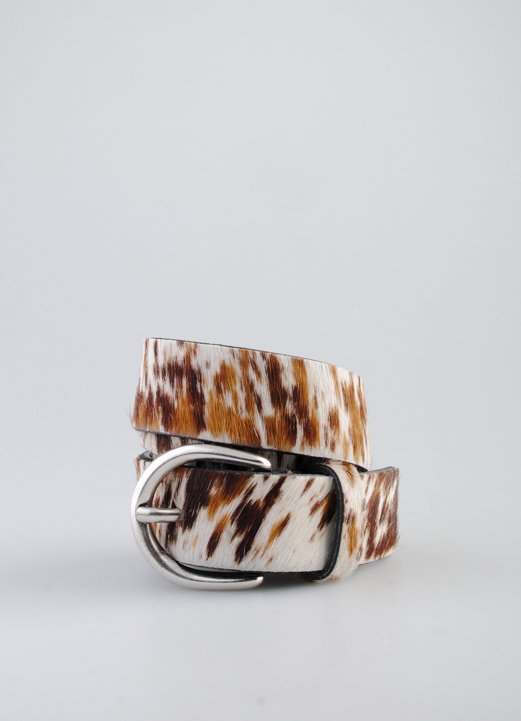 M2416 | Pony Leather Belt | Multi Cow Pony