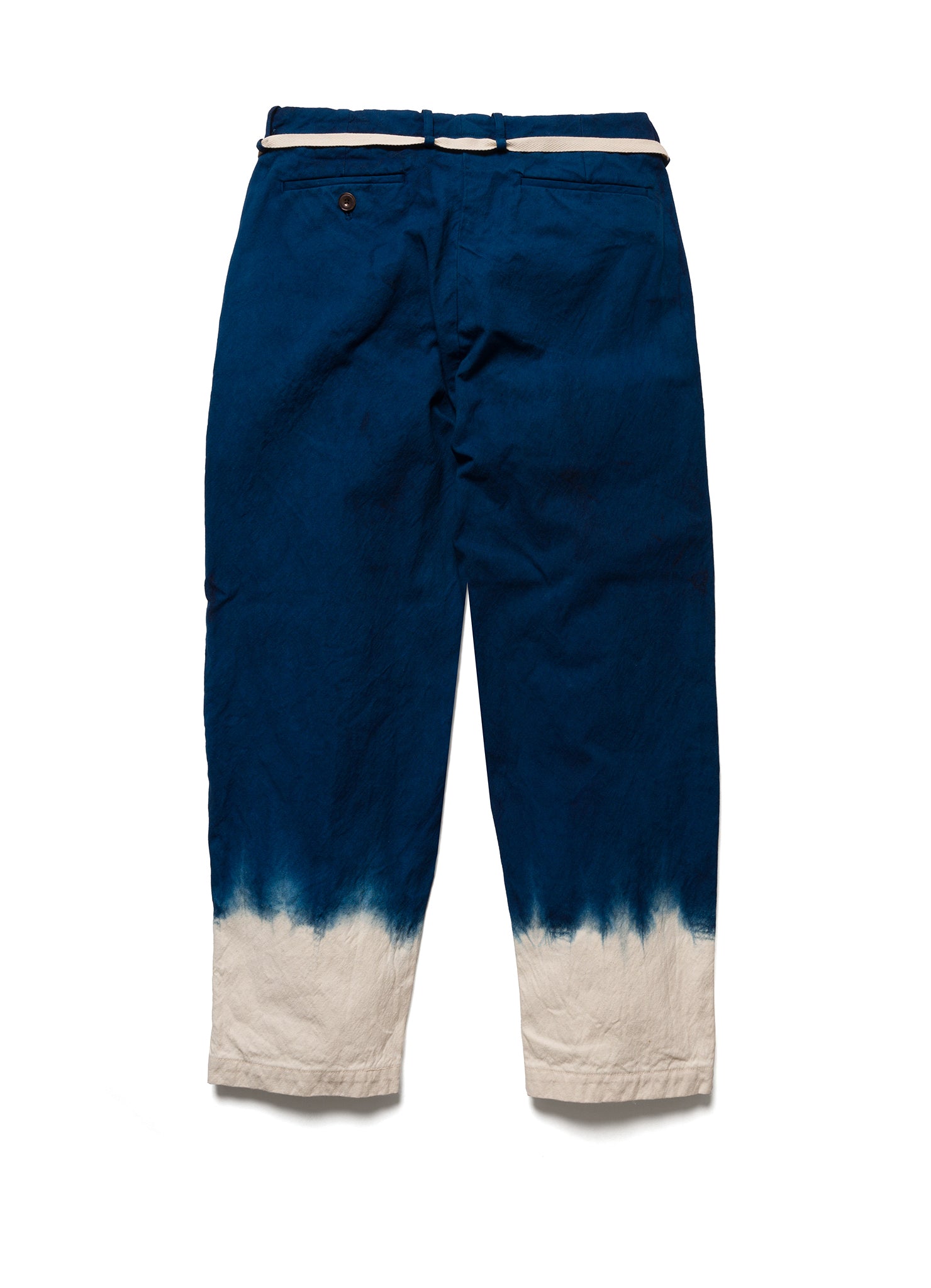 10oz Canvas Tapered 2Tuck Pants | Natural Indigo