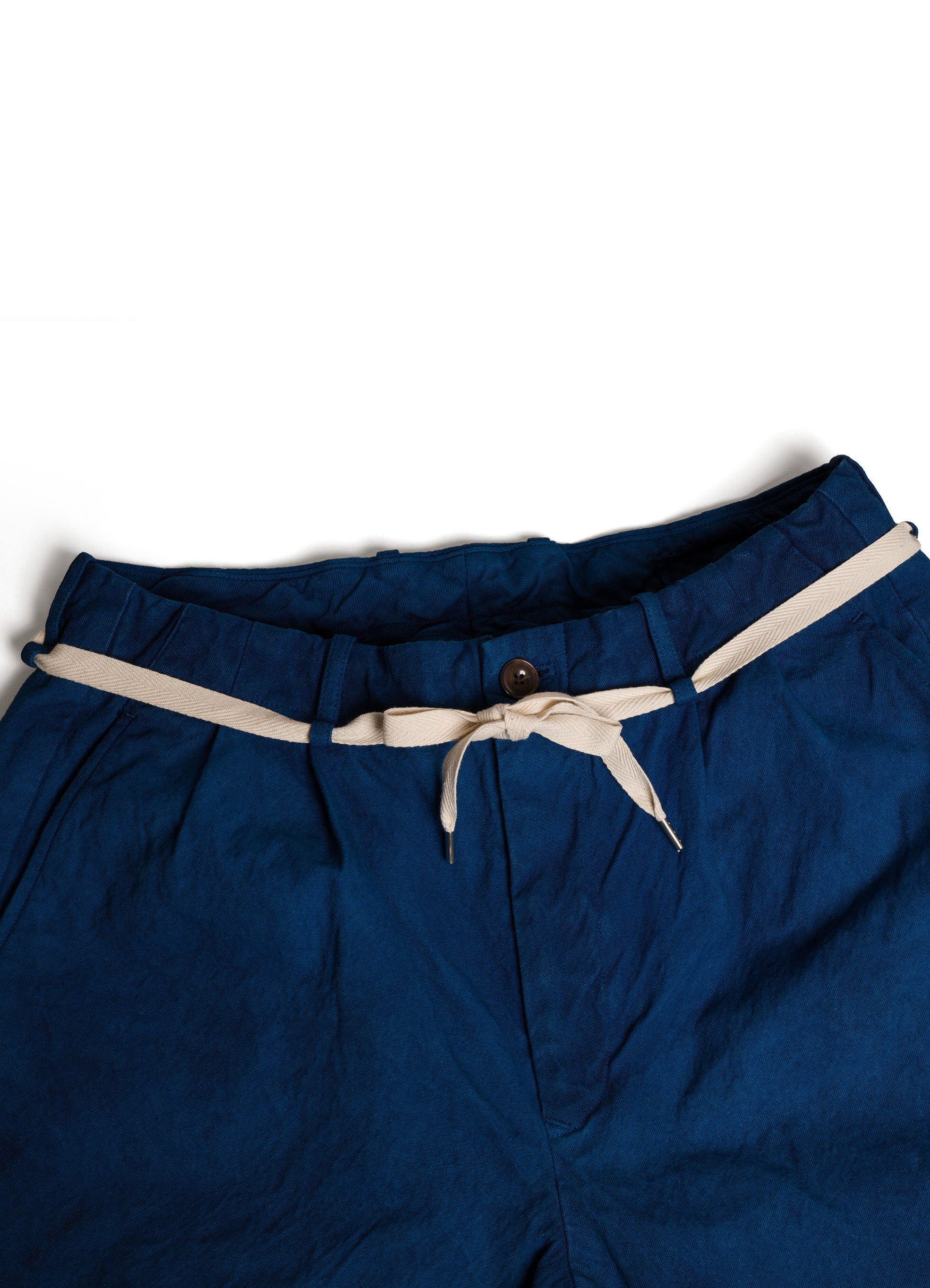 10oz Canvas Tapered 2Tuck Pants | Natural Indigo