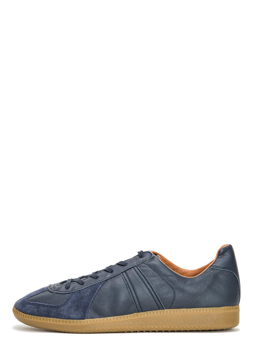 GERMAN MILITARY TRAINER | Leather Sneaker | Navy