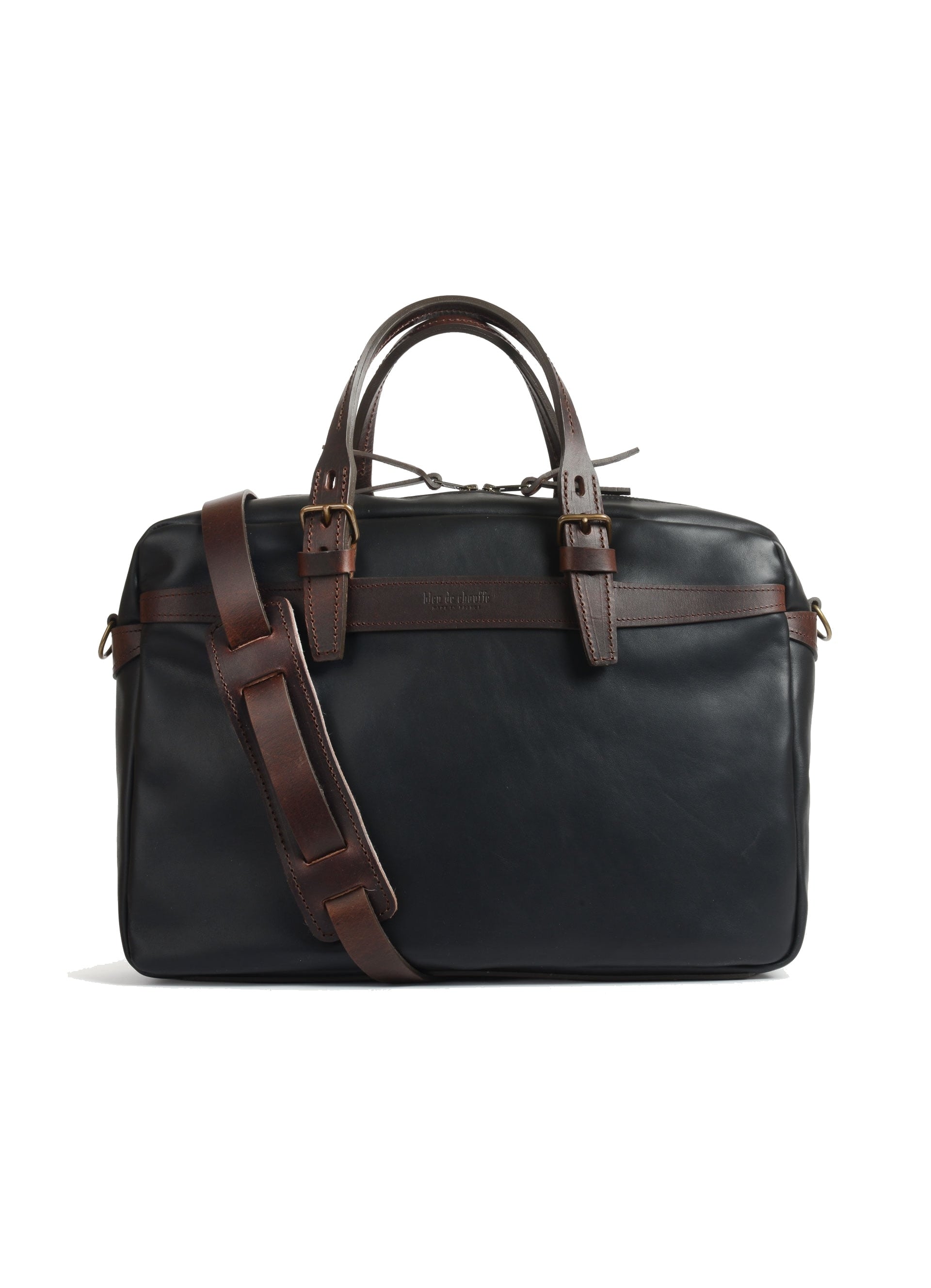 Ledger Liscio Business Bag - Black - front view