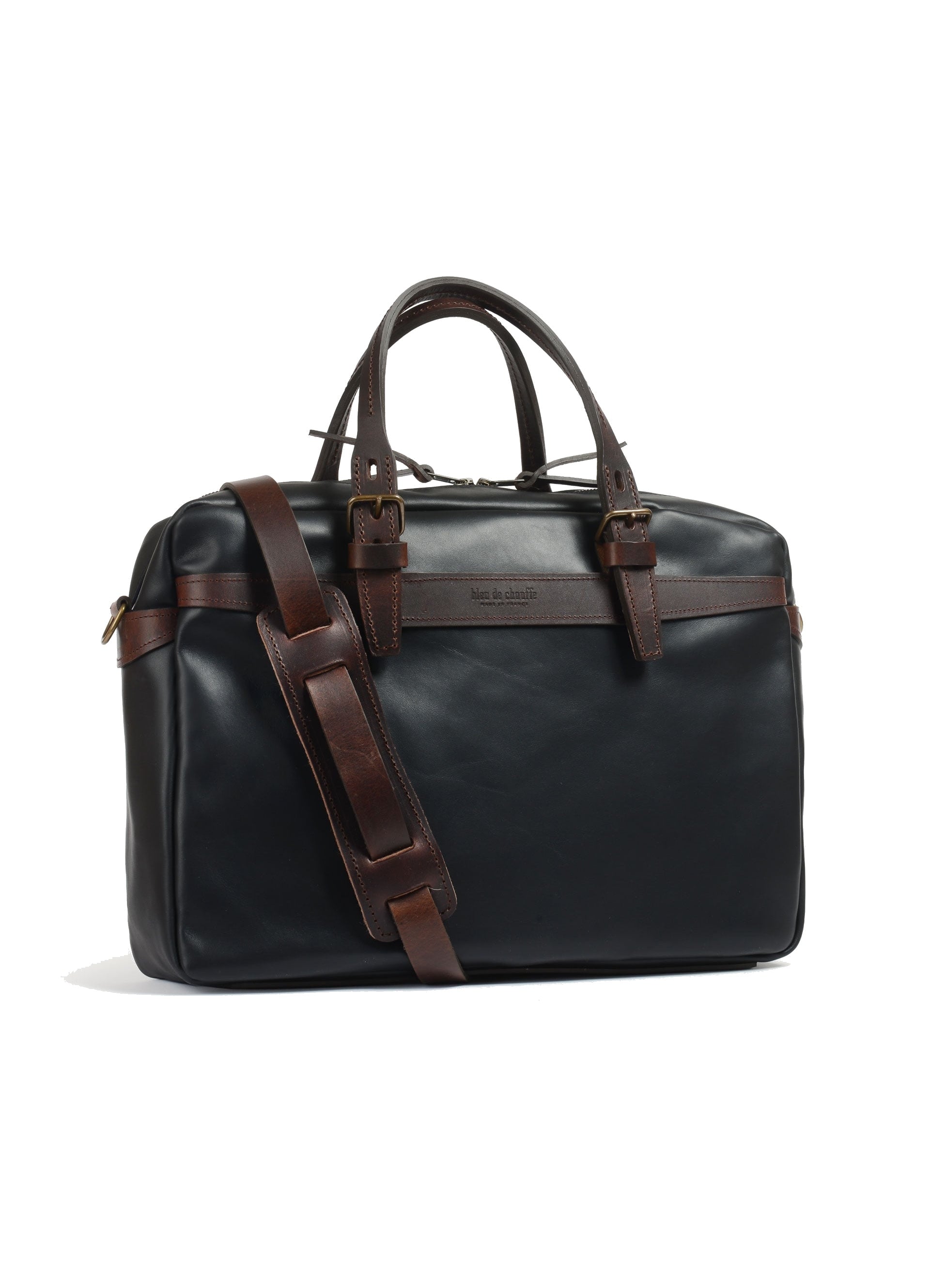 Ledger Liscio Business Bag - Black - side view