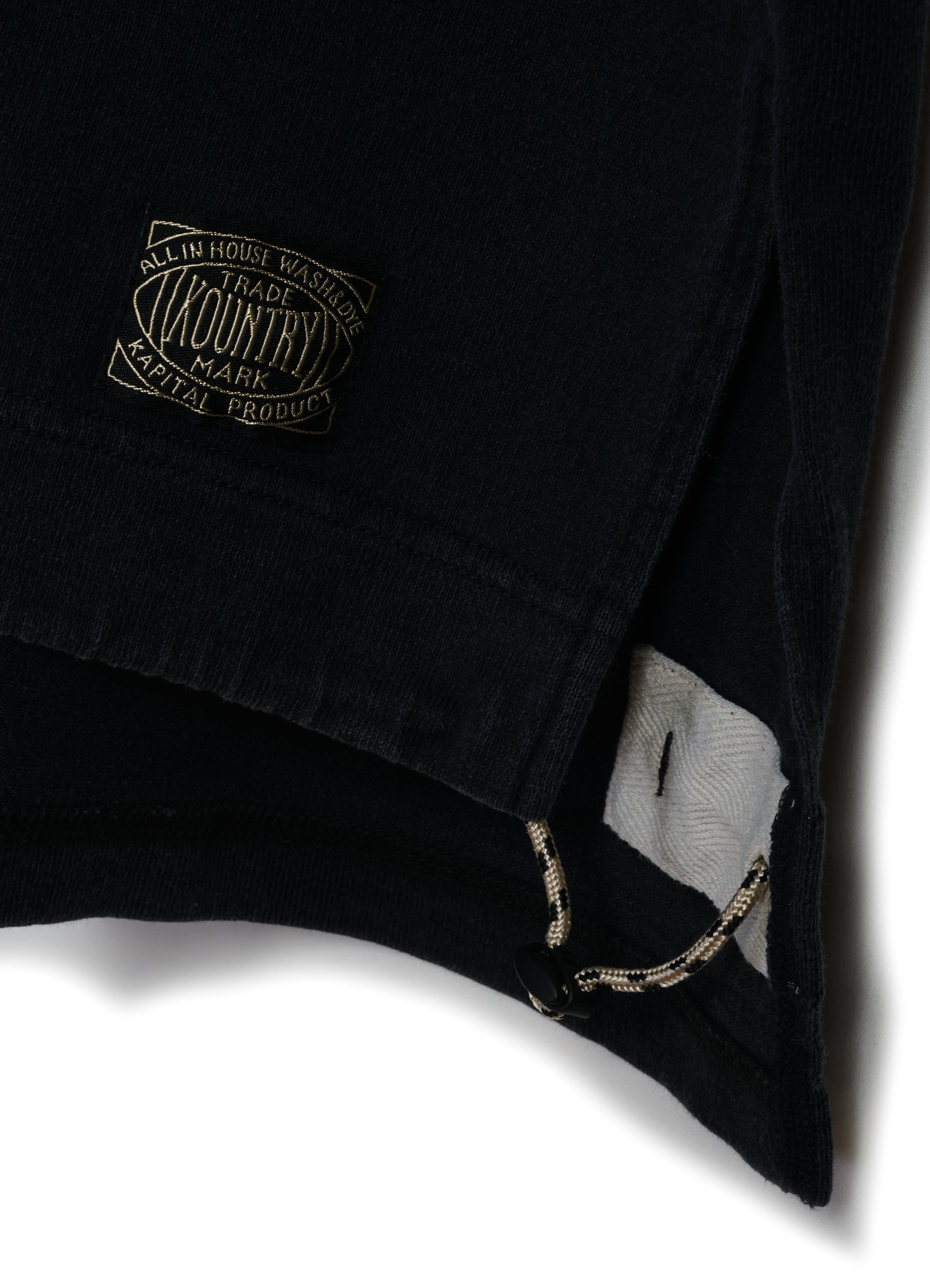 JAIL STRIPE | Big Rugby Shirt | Black