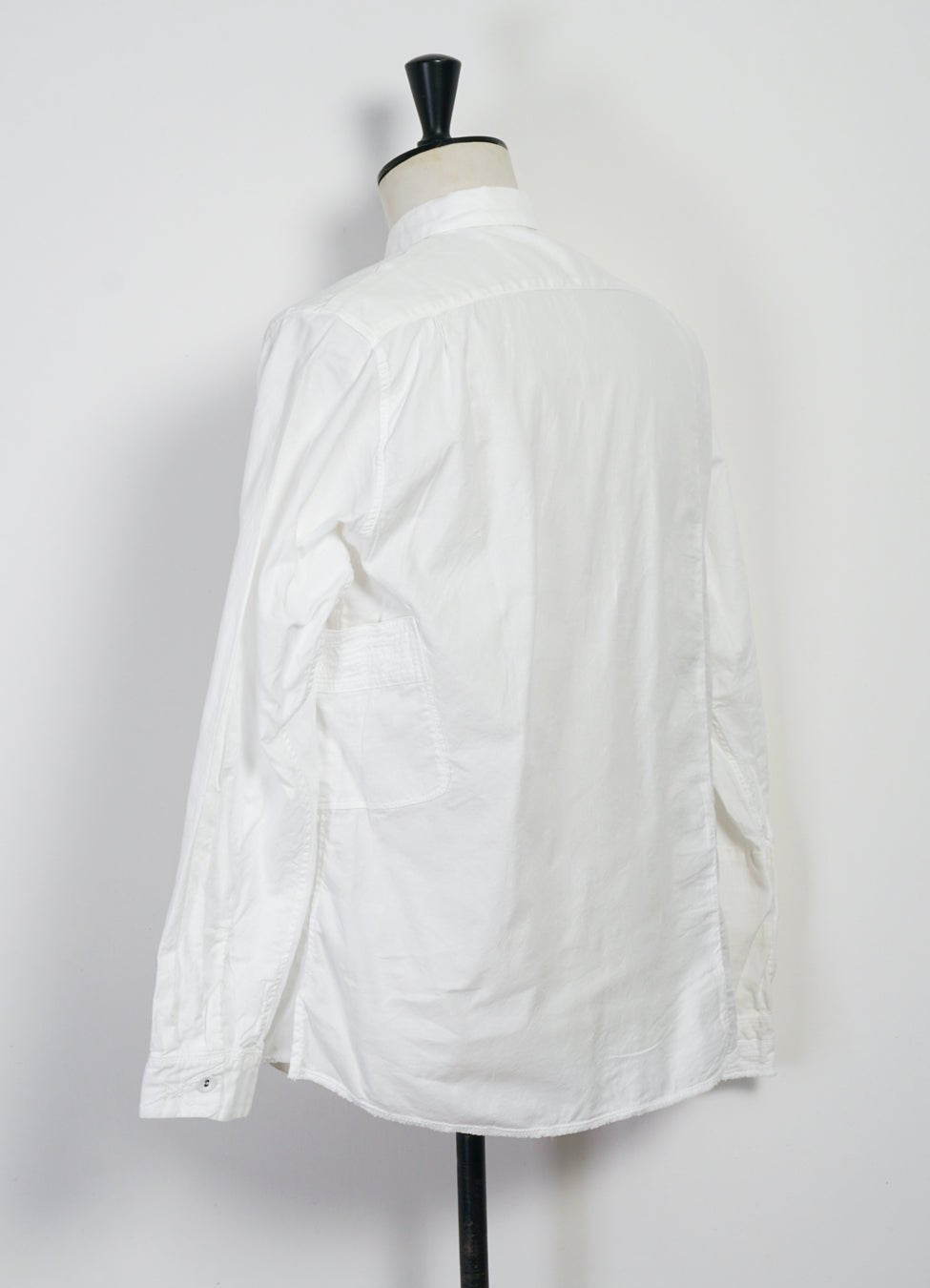 KATMANDU | Cotton & Linen Patchwork Shirt | White