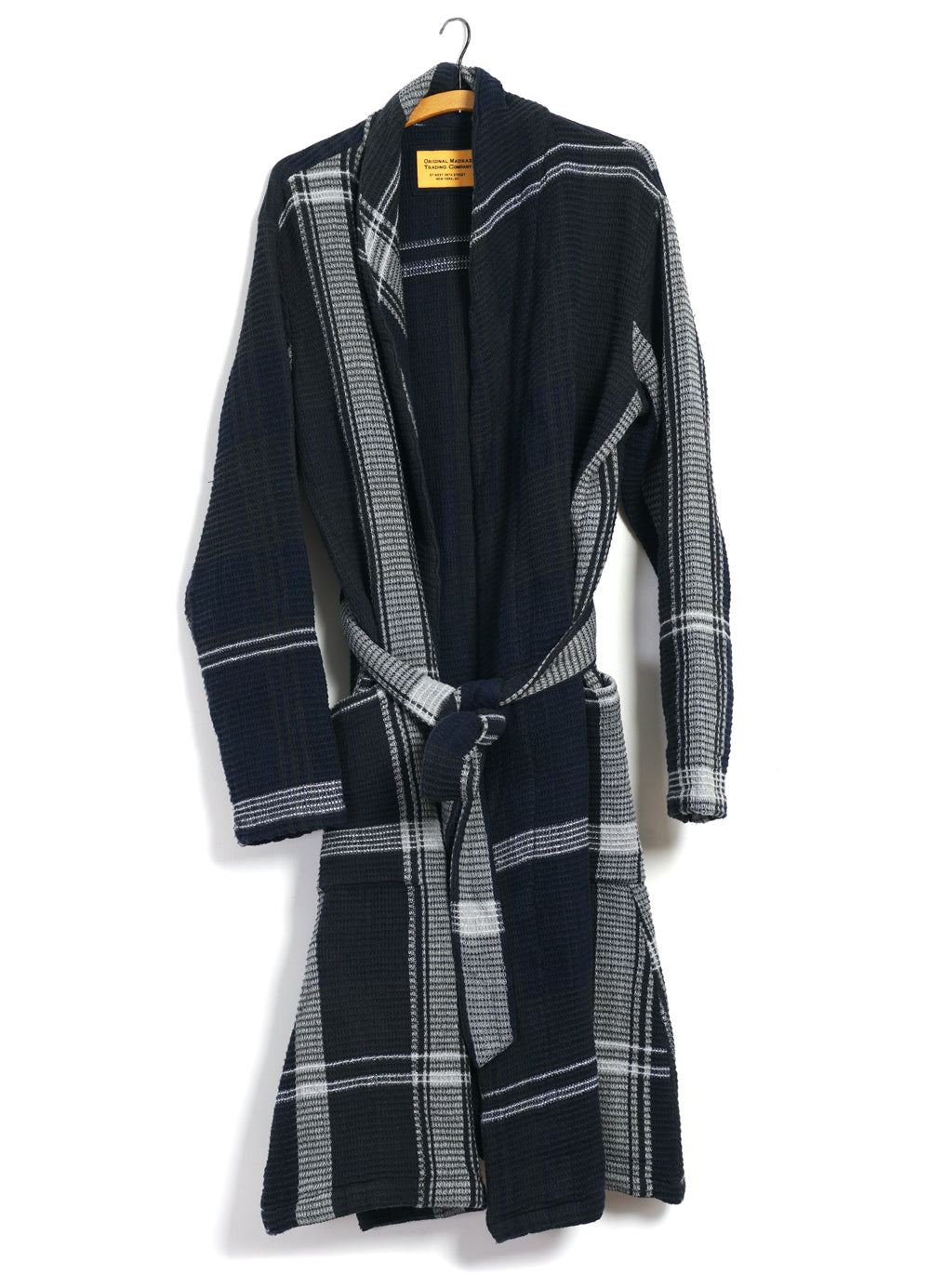 ROBE | Honeycomb Weave | Black/Navy/White – HANSEN Garments