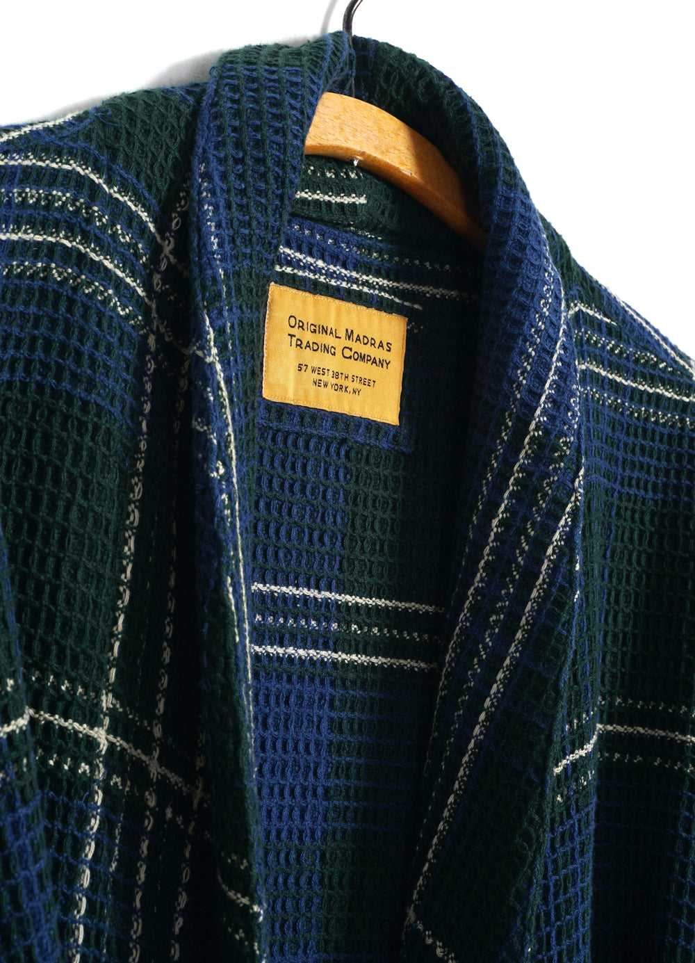 ROBE | Honeycomb Weave | Blue/Green – HANSEN Garments