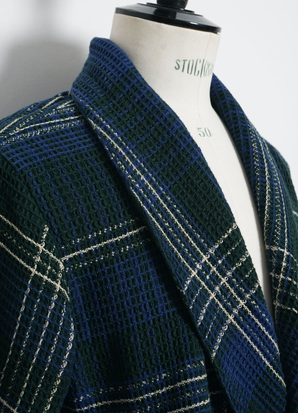 ROBE | Honeycomb Weave | Blue/Green | HANSEN Garments