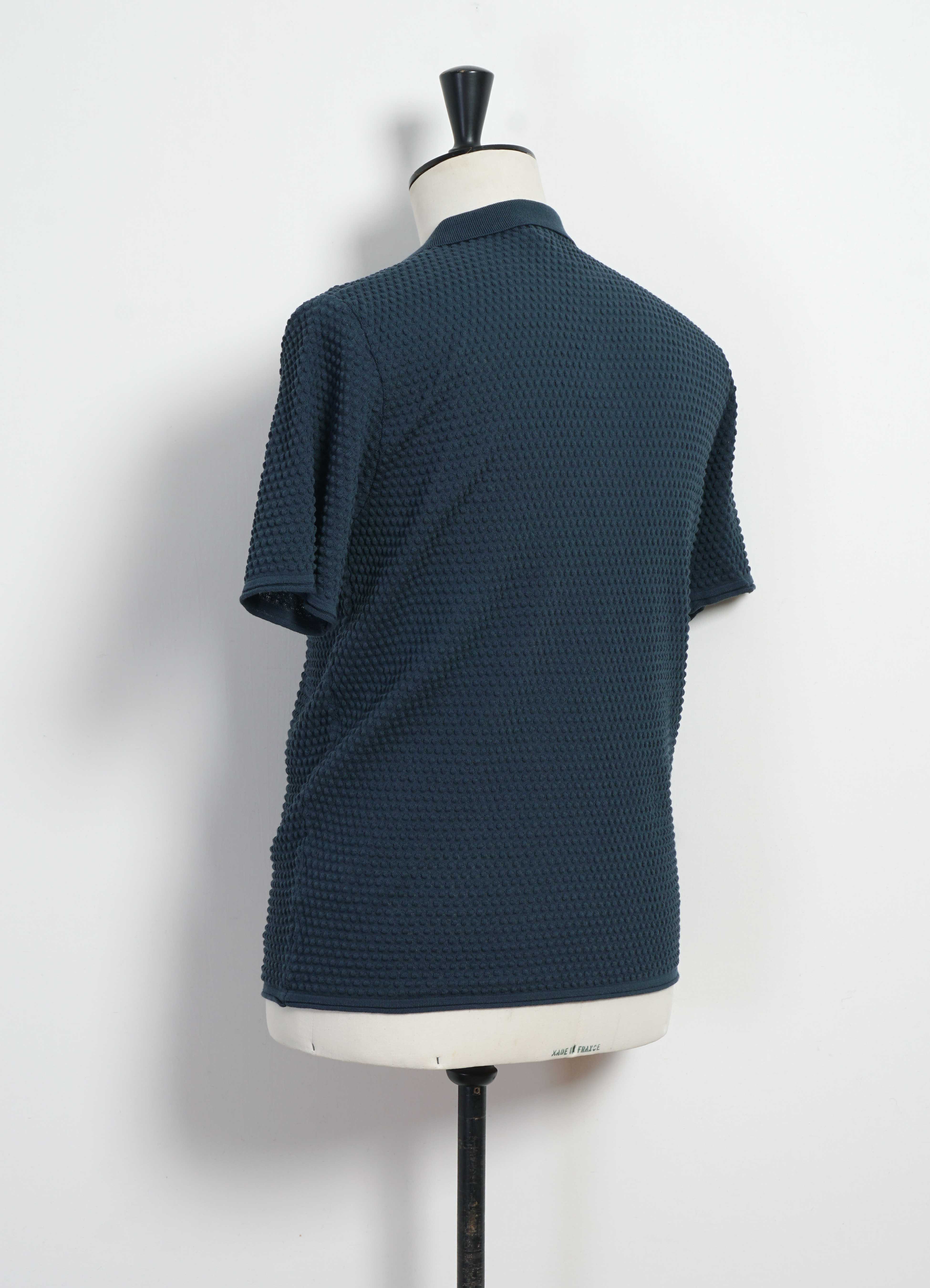 POLO | Short Sleeve Spot Knit Shirt | Ombra