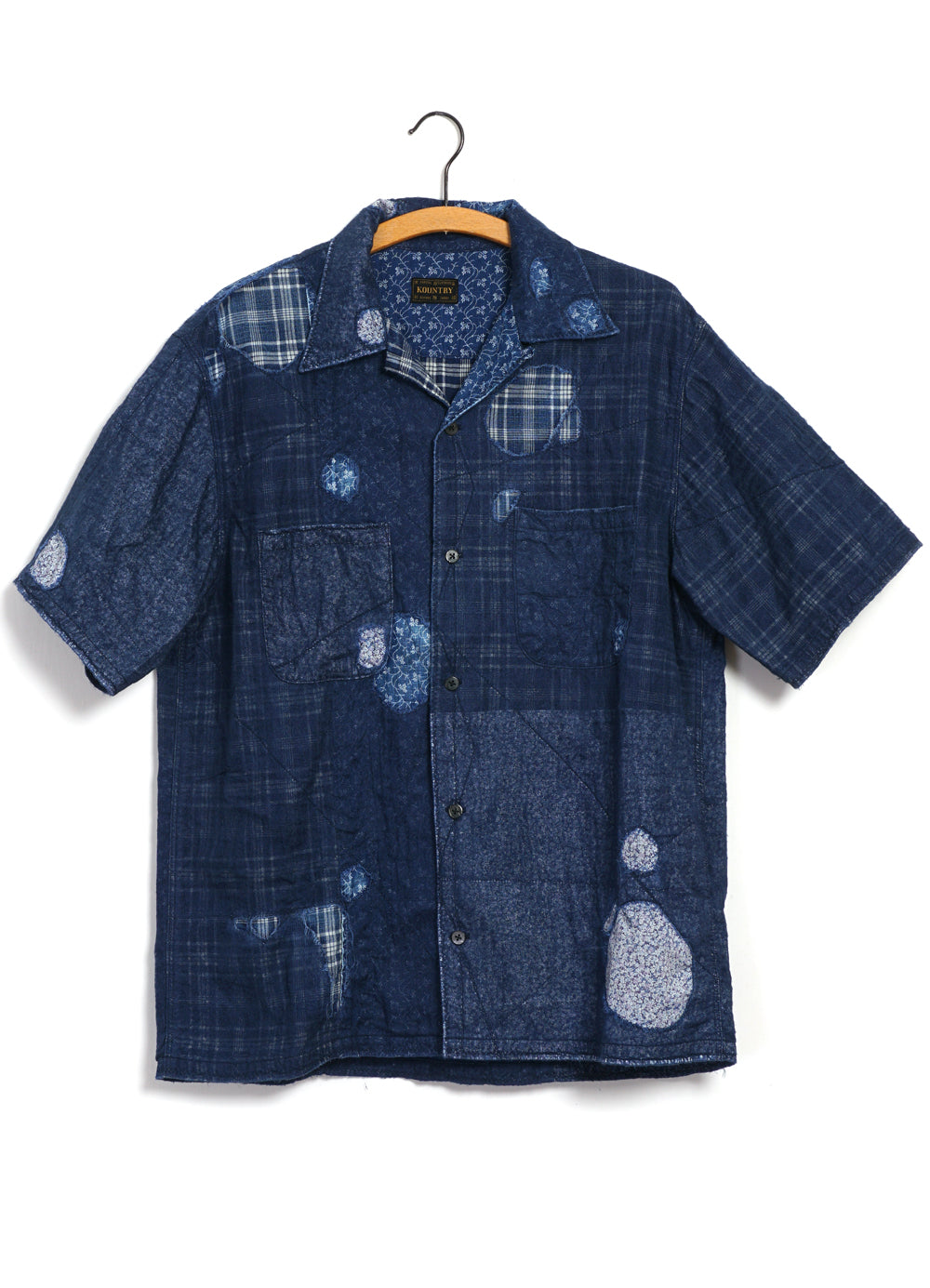 BORO ALOHA | Patchwork Boro Shirt | Indigo