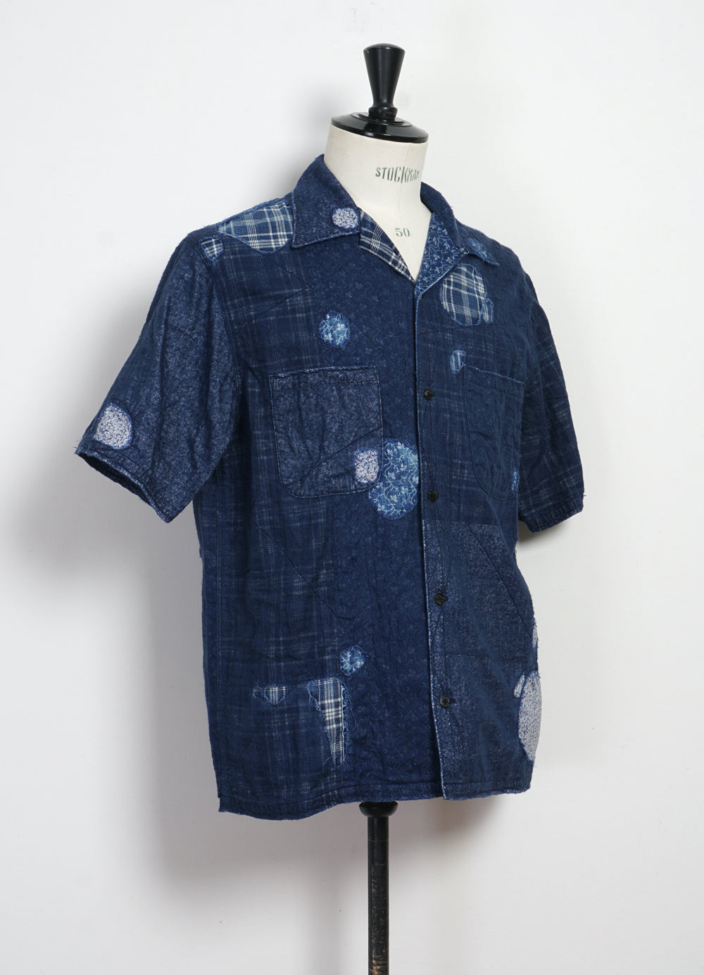 BORO ALOHA | Patchwork Boro Shirt | Indigo