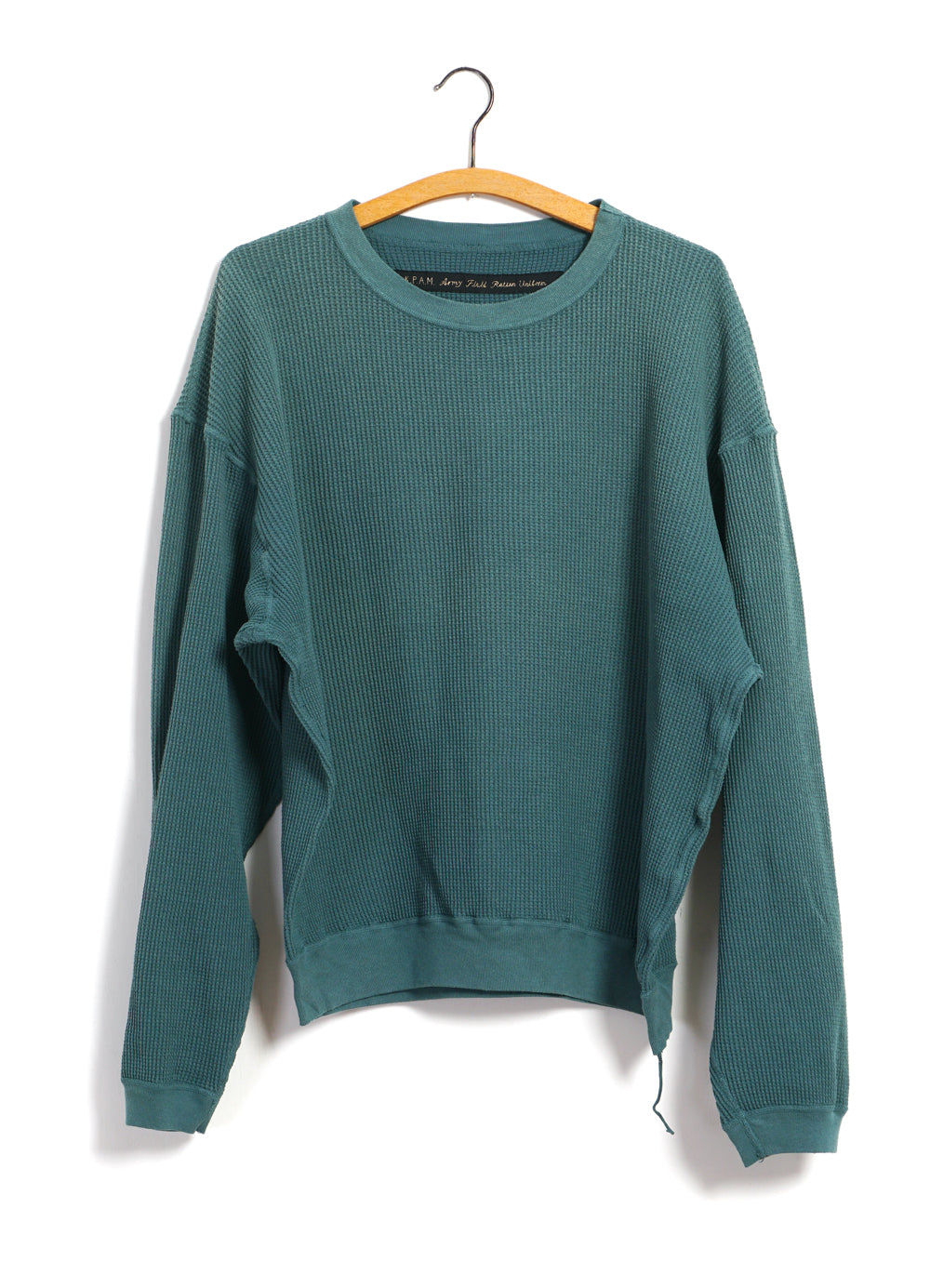 ECO WAFFLE | Big Sweater | Turquoise – HANSEN Garments