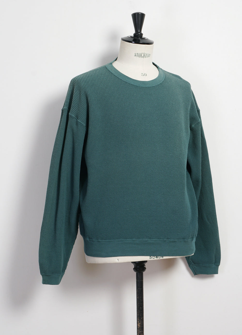 ECO WAFFLE | Big Sweater | Turquoise