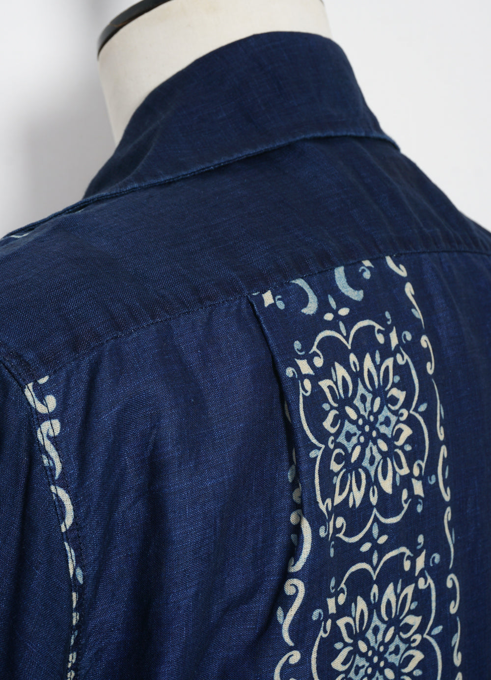 HAVANANAJA WRANGLE | French Cloth Linen Cuba Shirt | Indigo HAVANANAJA WRANGLE | French Cloth Linen Cuba Shirt | Indigo